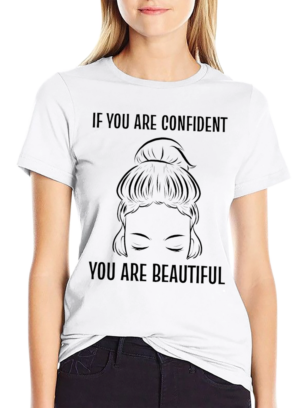 Confident Is Beautiful Graphic Tee