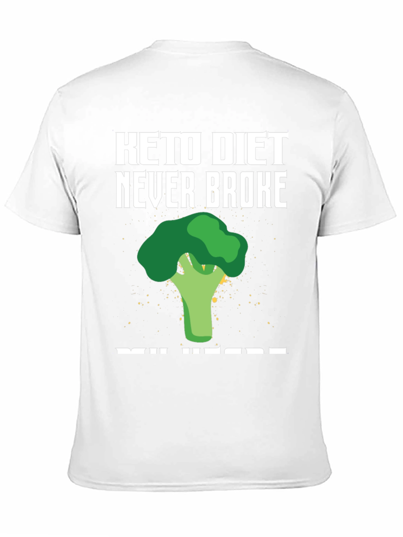 Keto Diet Broccoli Graphic T-Shirt