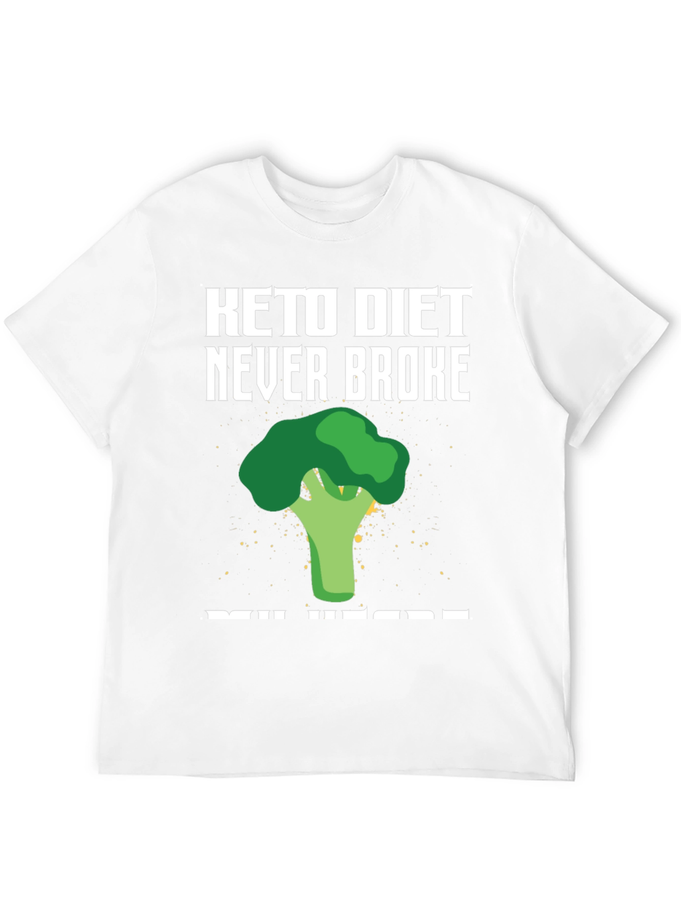 Keto Diet Broccoli Graphic T-Shirt