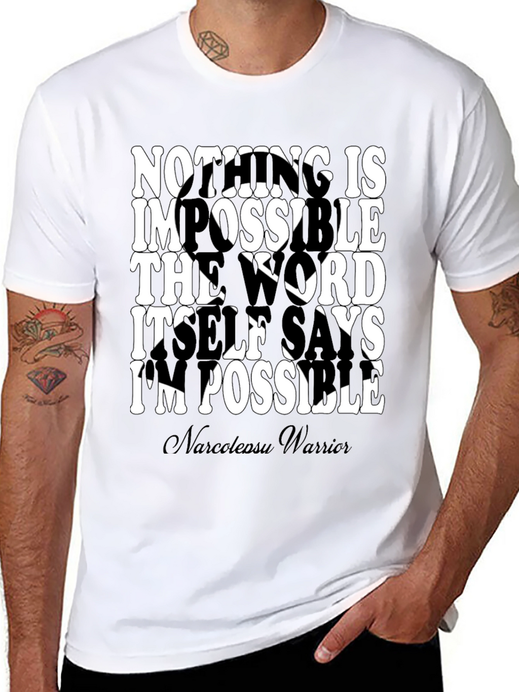 Inspirational Narcolepsy Warrior T-Shirt