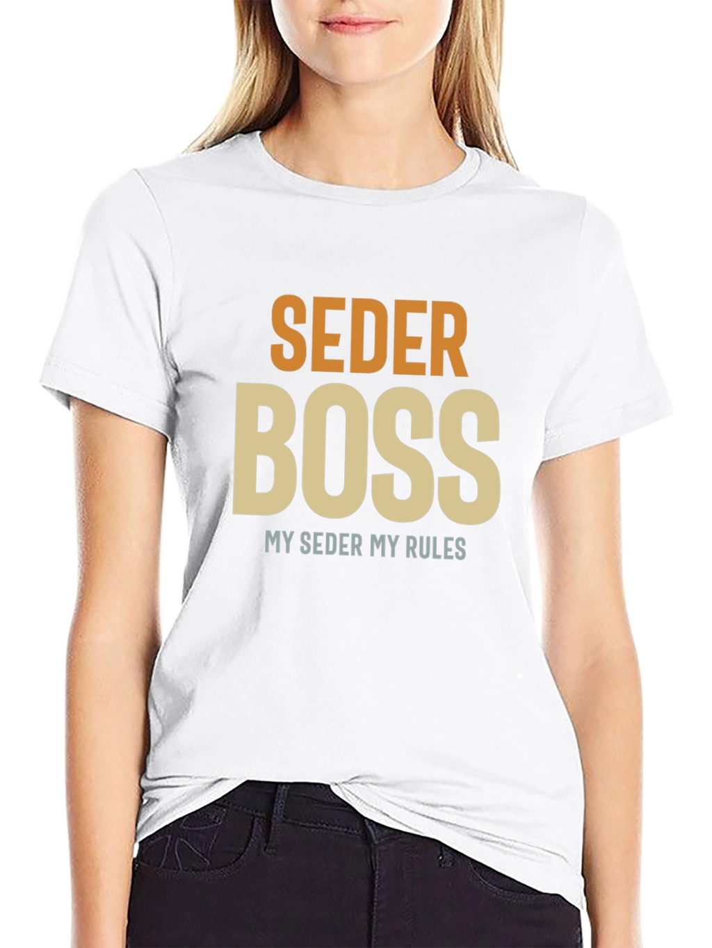 Seder Boss T-Shirt - Passover Humor Apparel