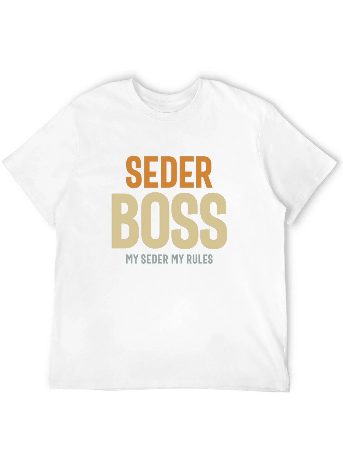 Seder Boss T-Shirt - Passover Humor Apparel