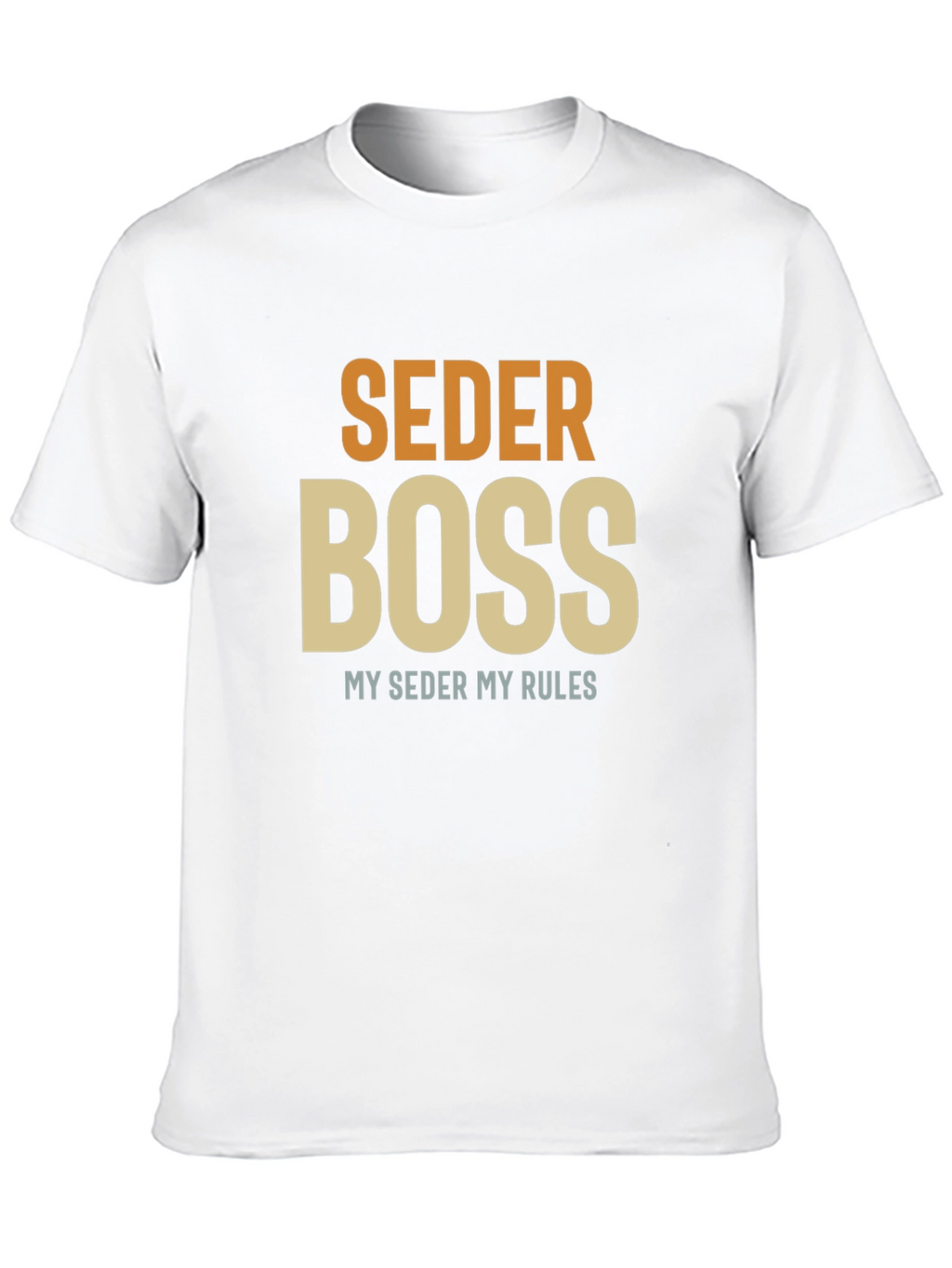 Seder Boss T-Shirt - Passover Humor Apparel