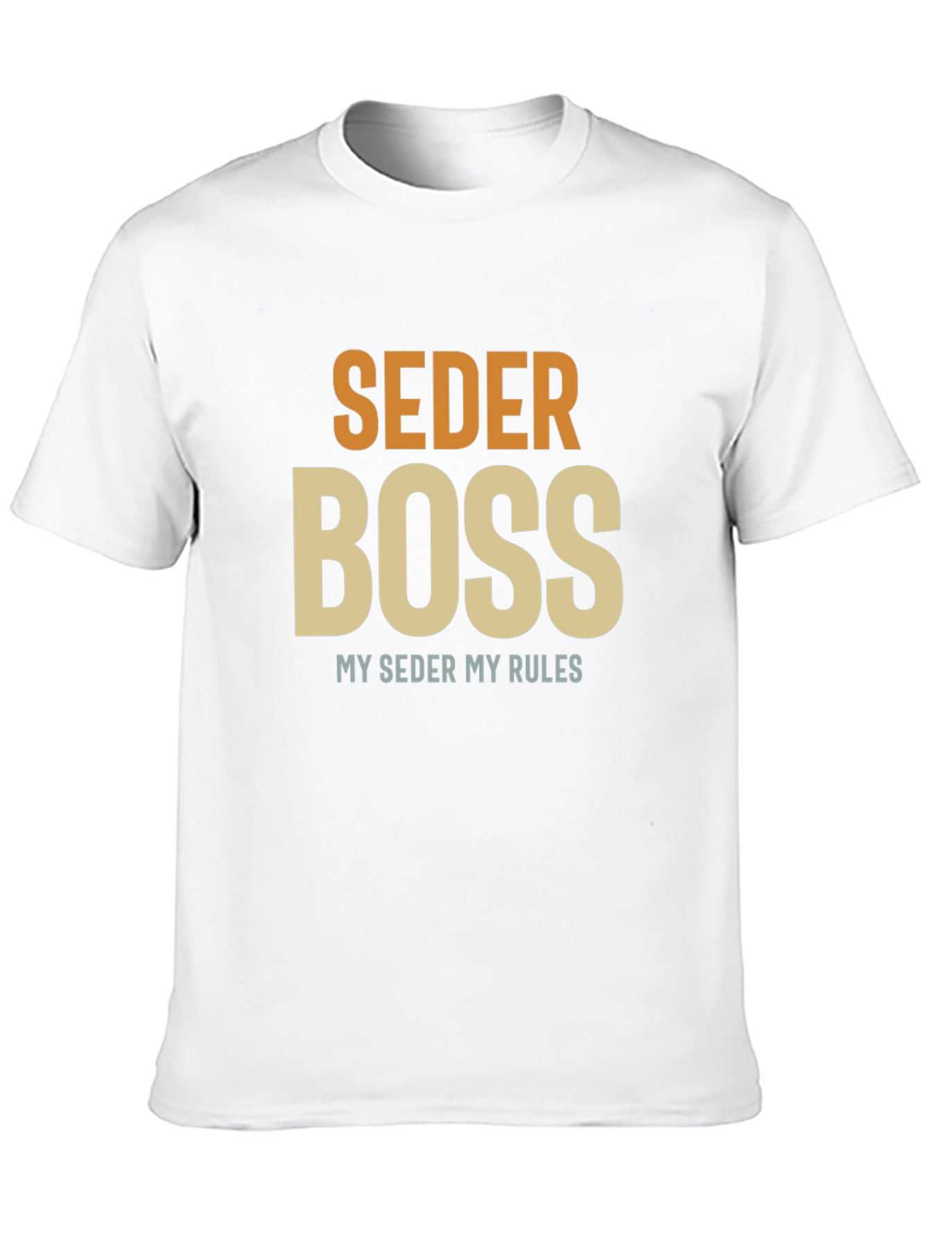Seder Boss T-Shirt - Passover Humor Apparel