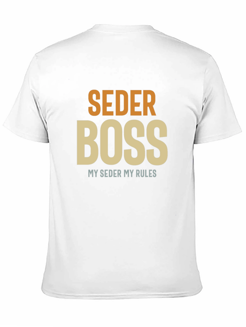 Seder Boss T-Shirt - Passover Humor Apparel