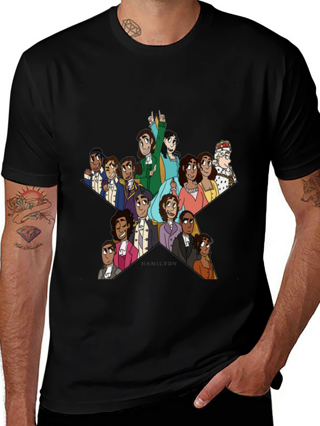 Hamilton Musical Graphic T-Shirt