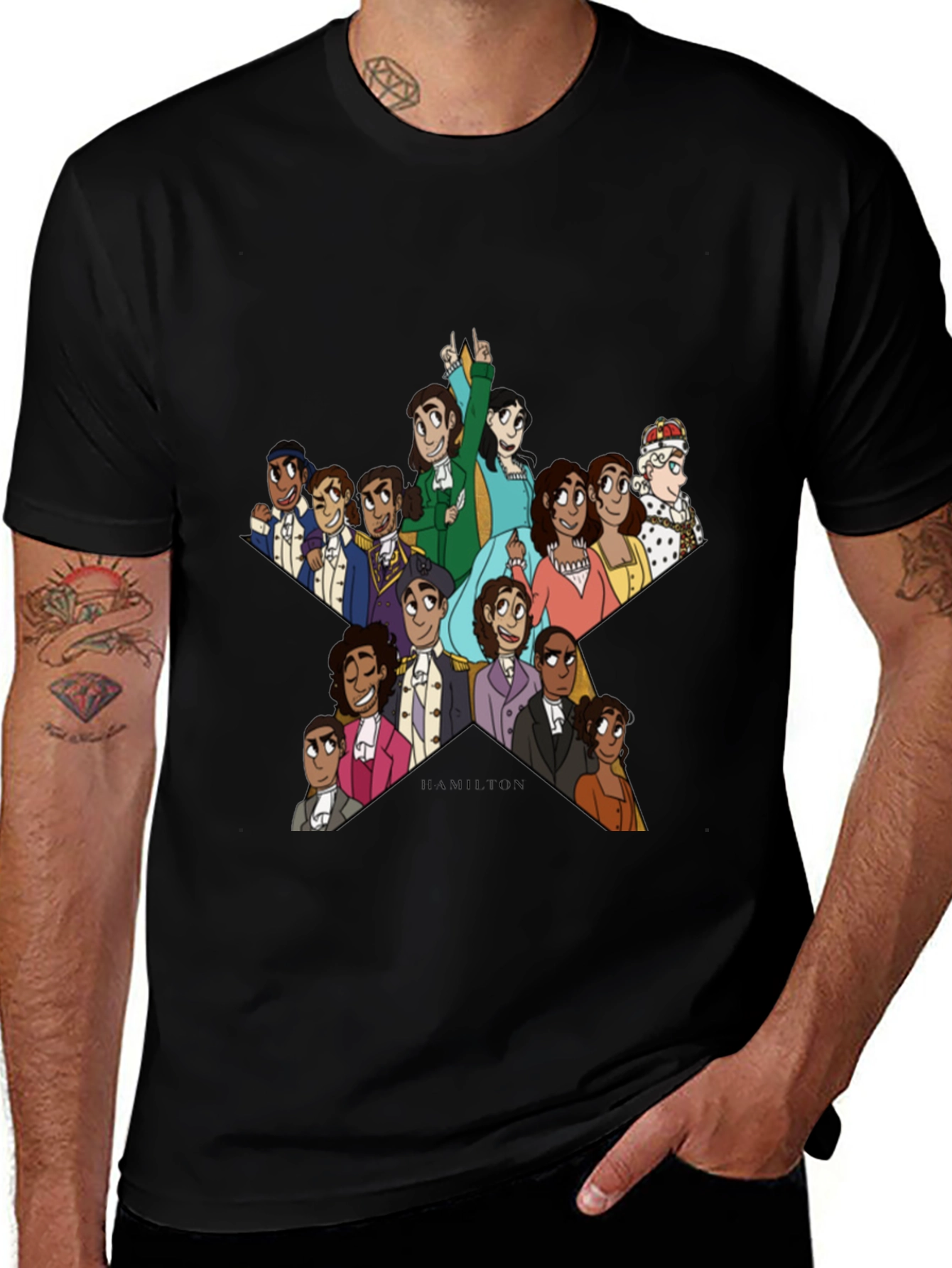 Hamilton Musical Graphic T-Shirt