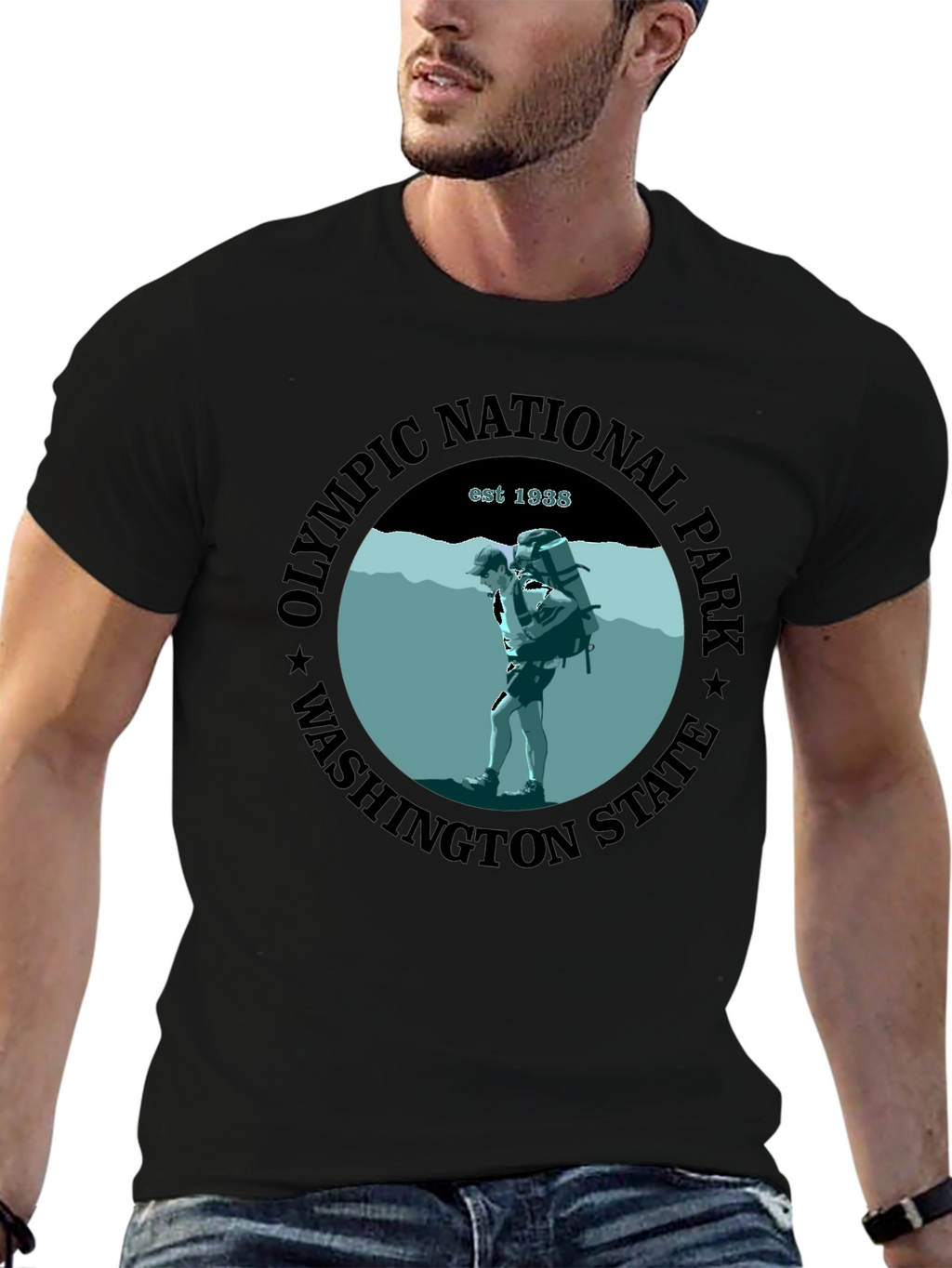 Olympic National Park T-Shirt - Washington State Est. 1938
