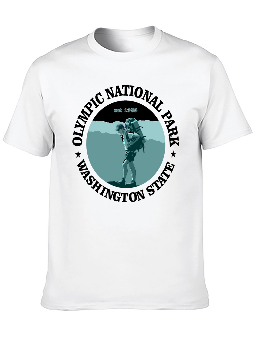 Olympic National Park T-Shirt - Washington State Est. 1938