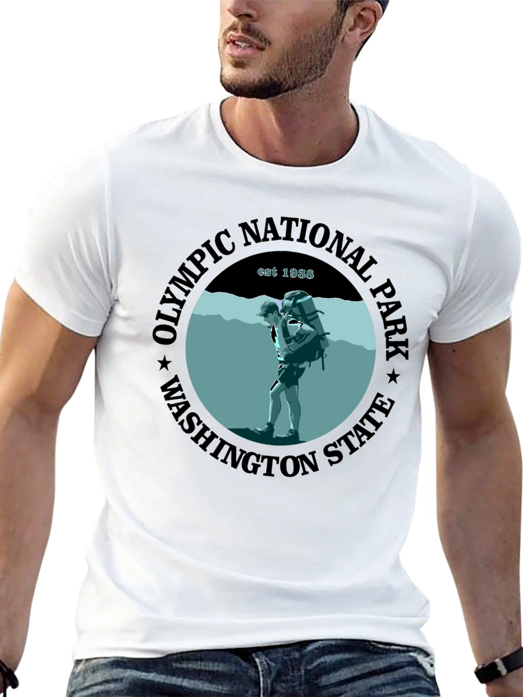 Olympic National Park T-Shirt - Washington State Est. 1938