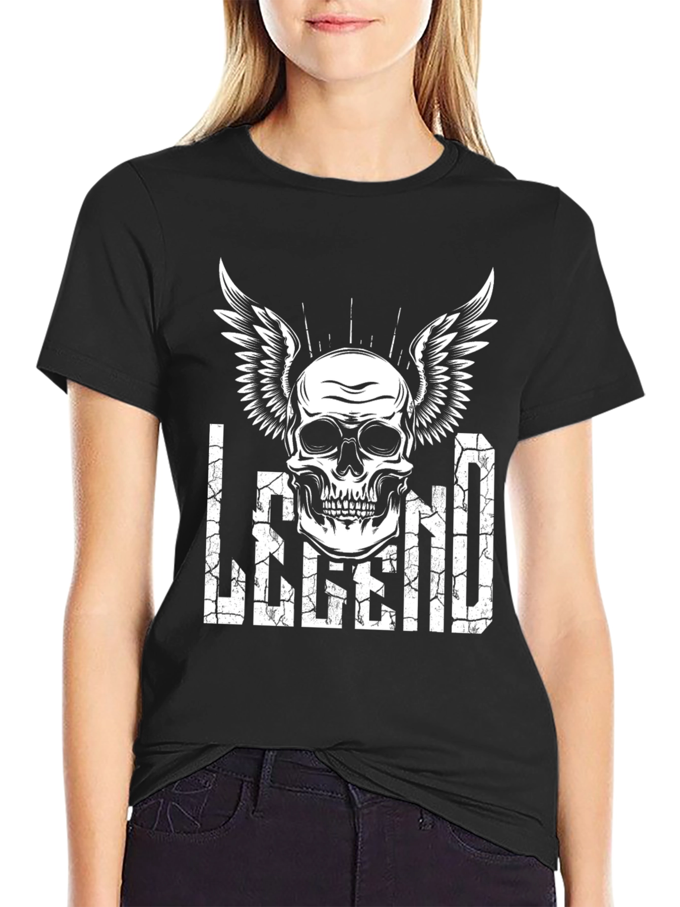 Legend Skull Winged T-Shirt