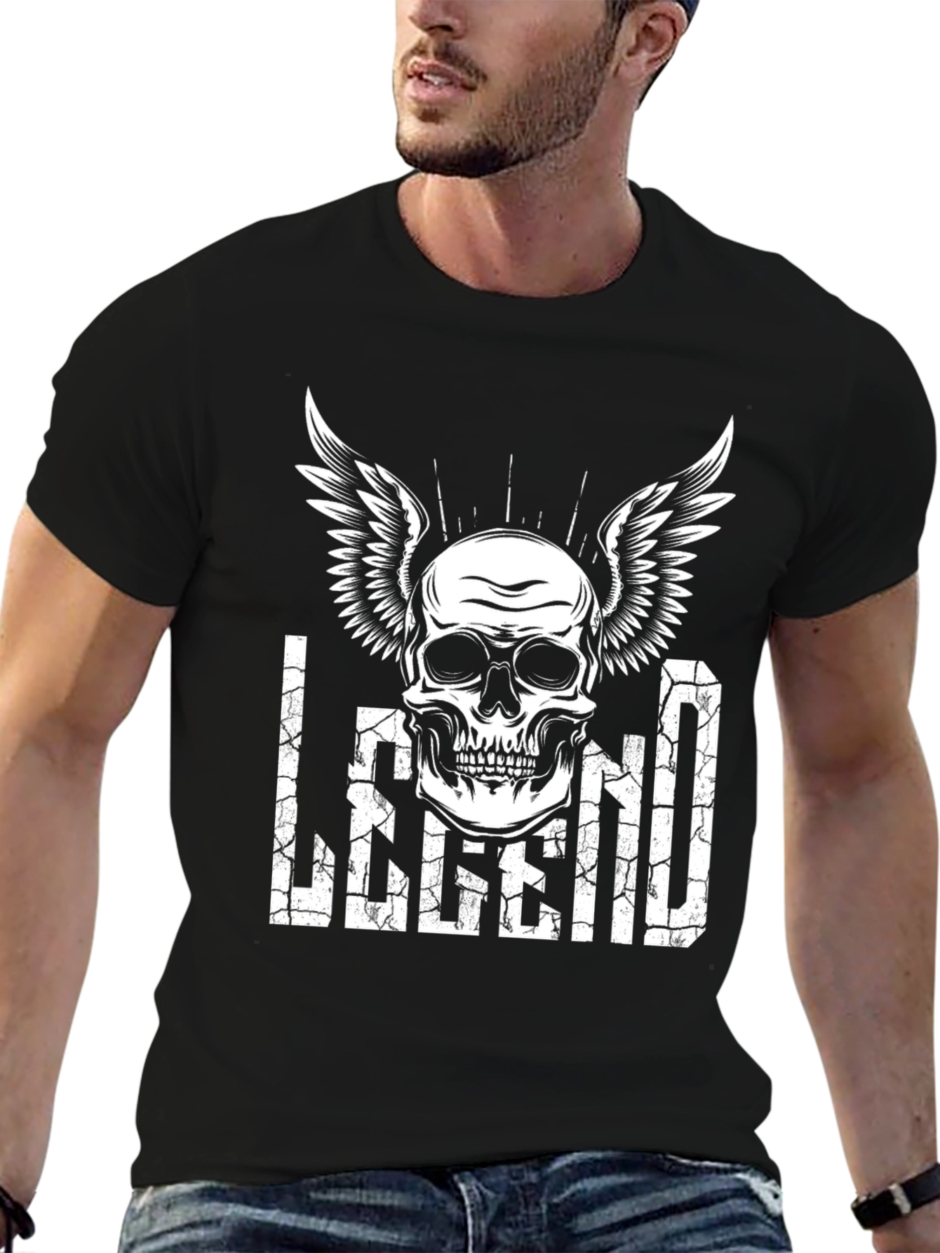 Legend Skull Winged T-Shirt
