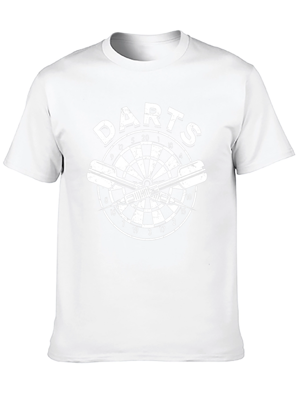 Mens Darts T-Shirt - Dartboard Graphic Tee