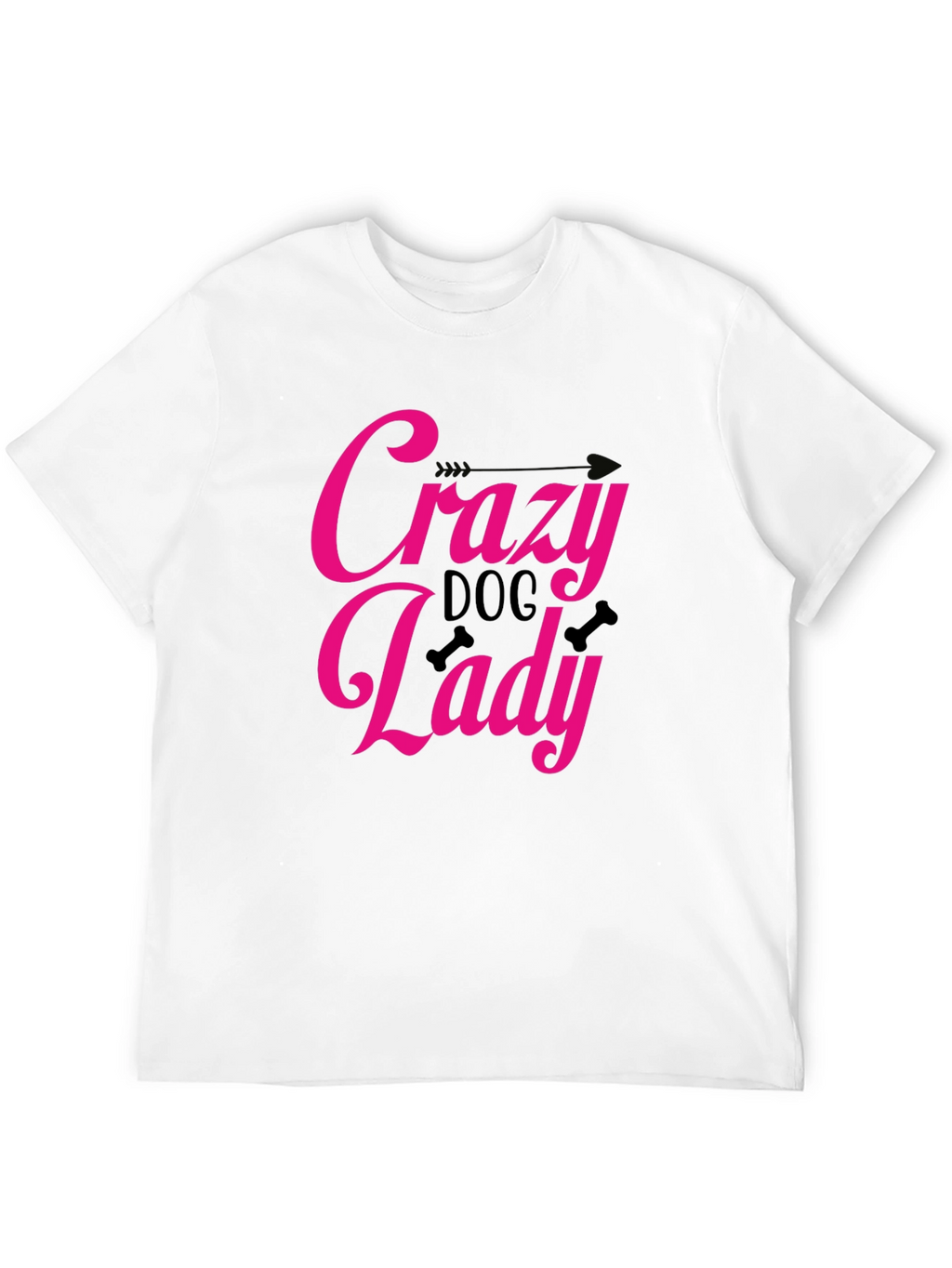 Crazy Dog Lady Graphic T-Shirt