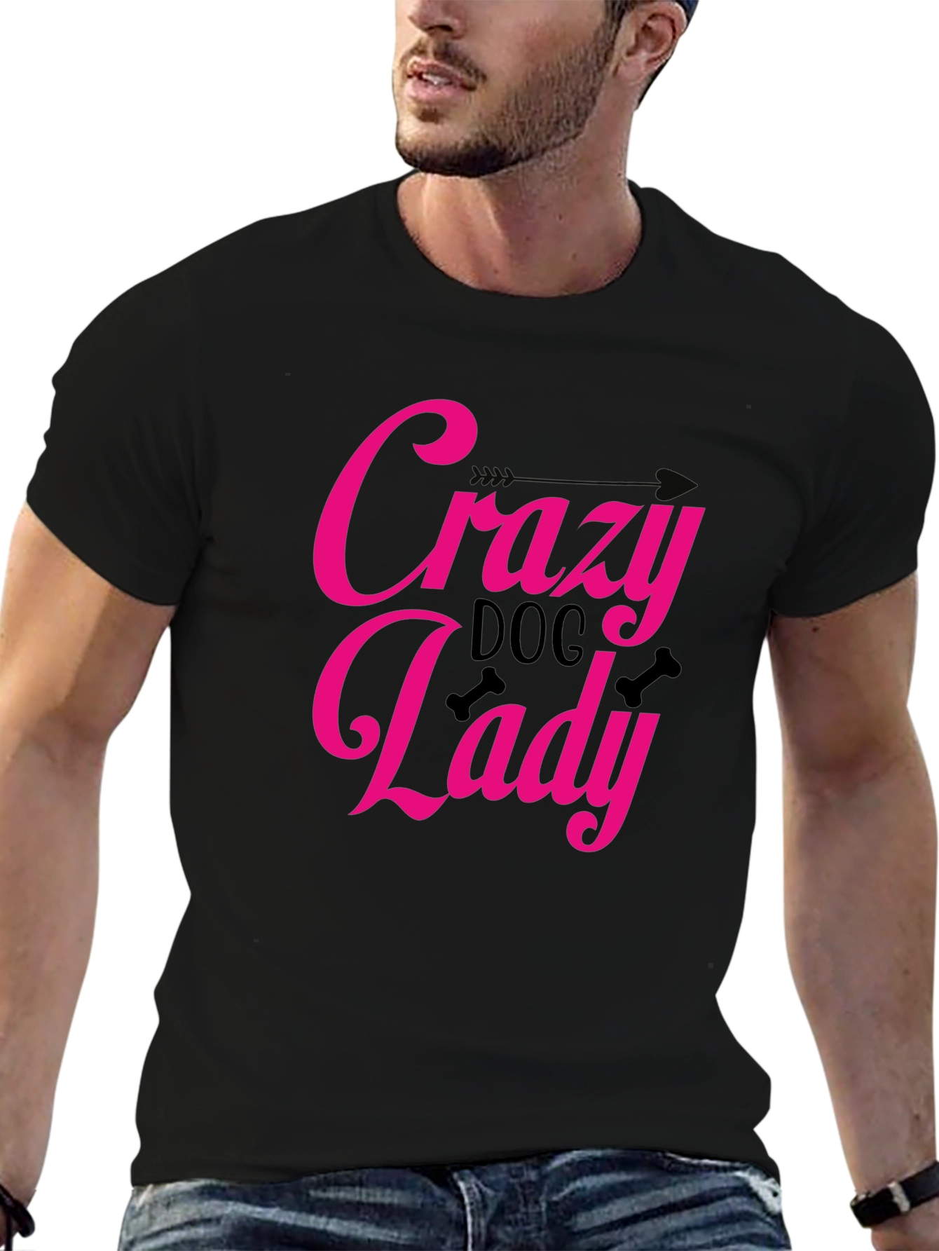 Crazy Dog Lady Graphic T-Shirt