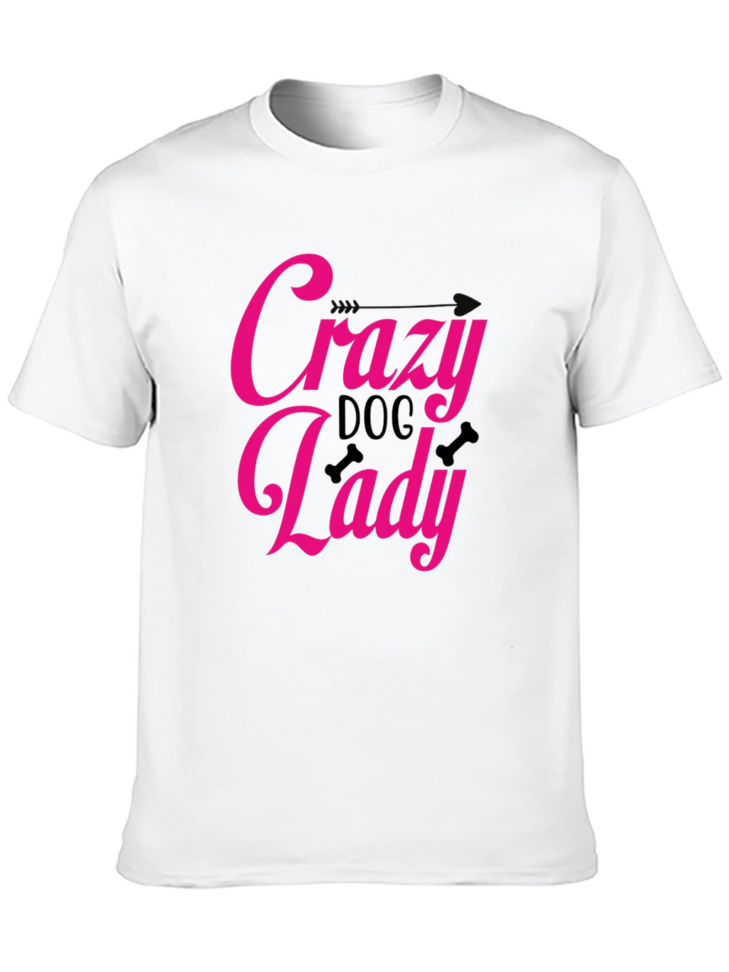 Crazy Dog Lady Graphic T-Shirt