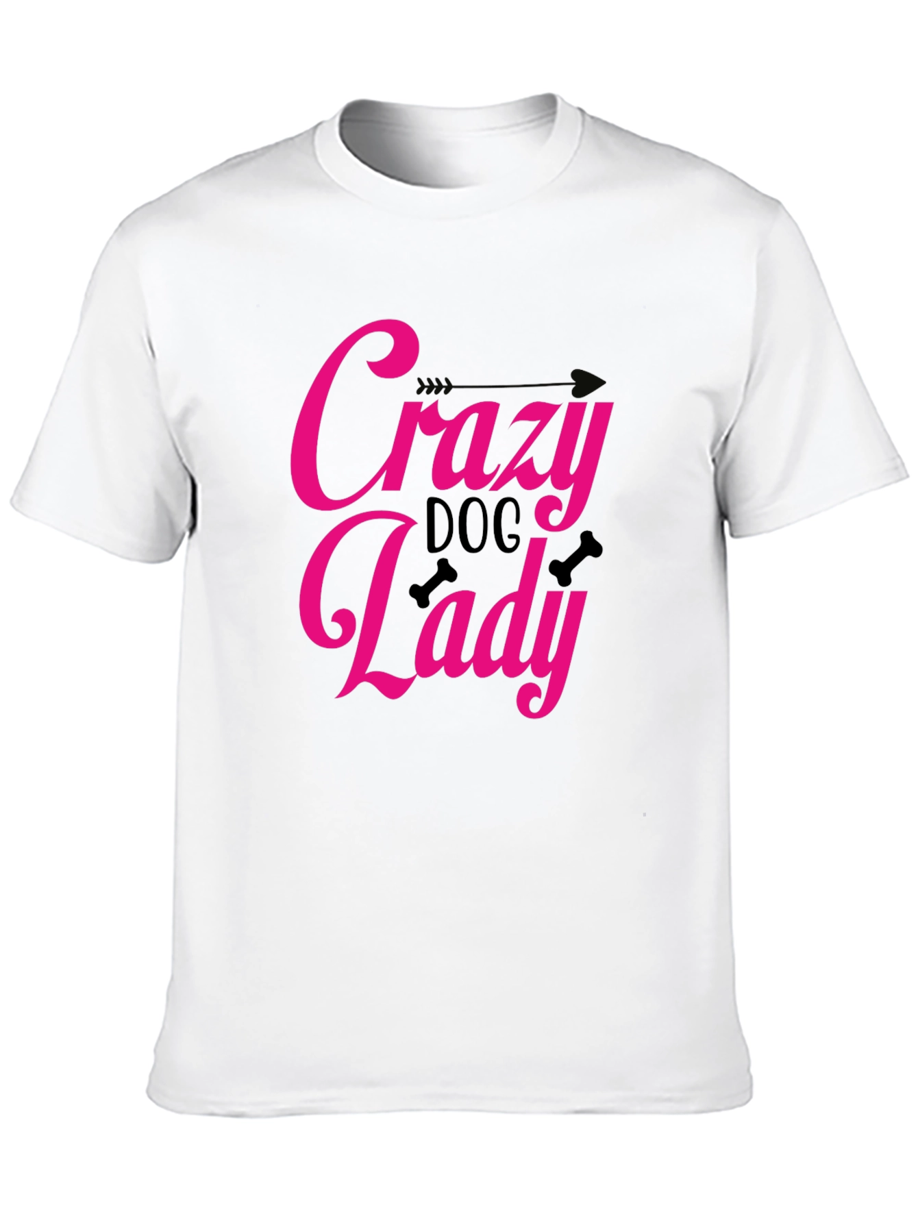 Crazy Dog Lady Graphic T-Shirt