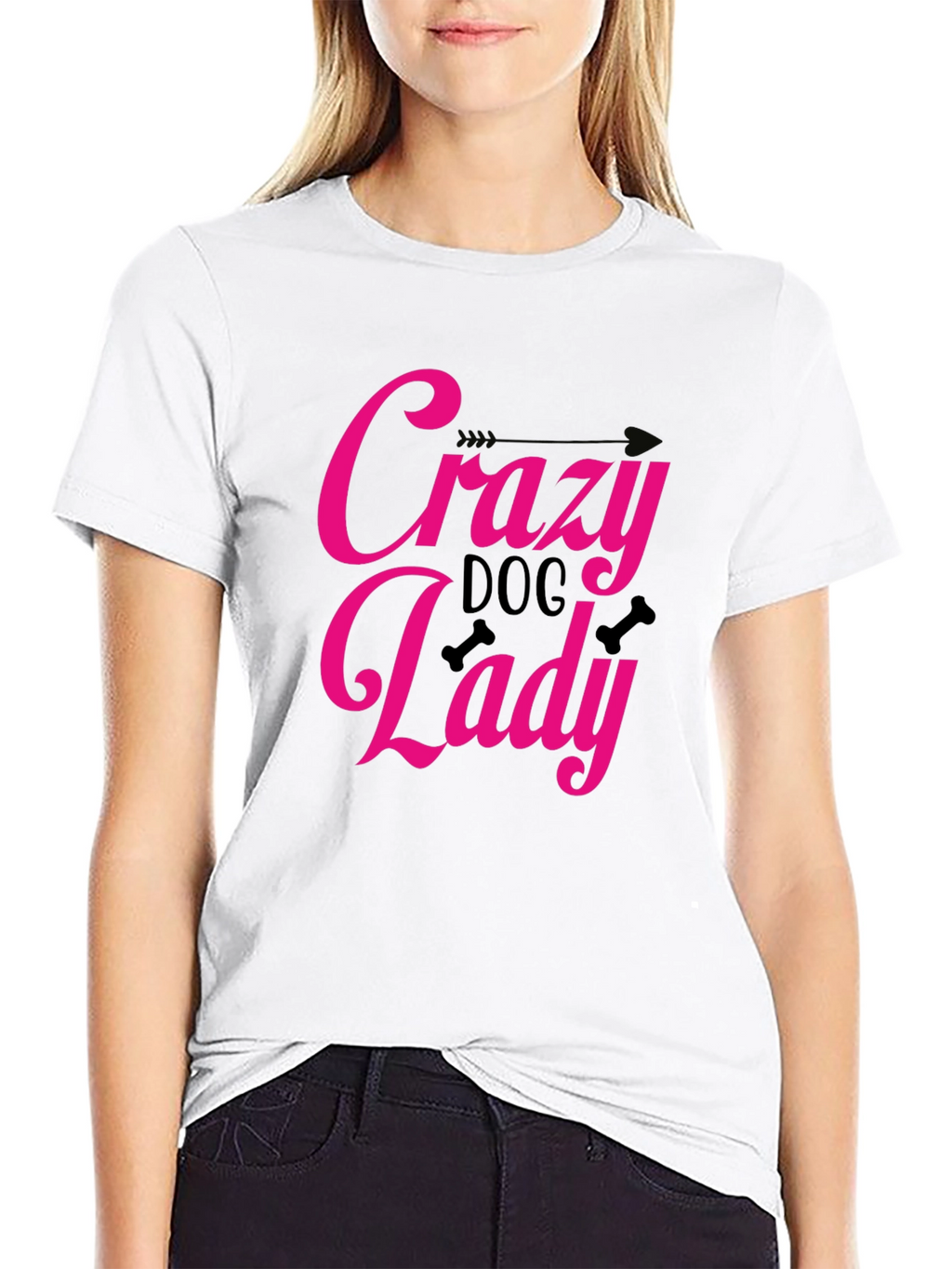 Crazy Dog Lady Graphic T-Shirt