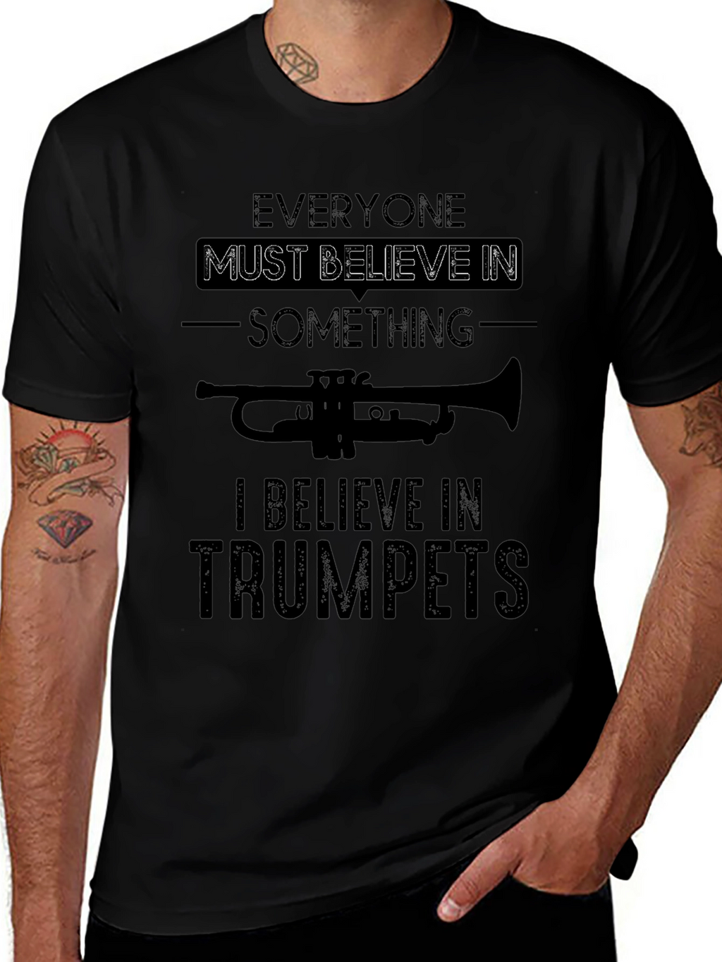 Trumpet Believer Graphic T-Shirt