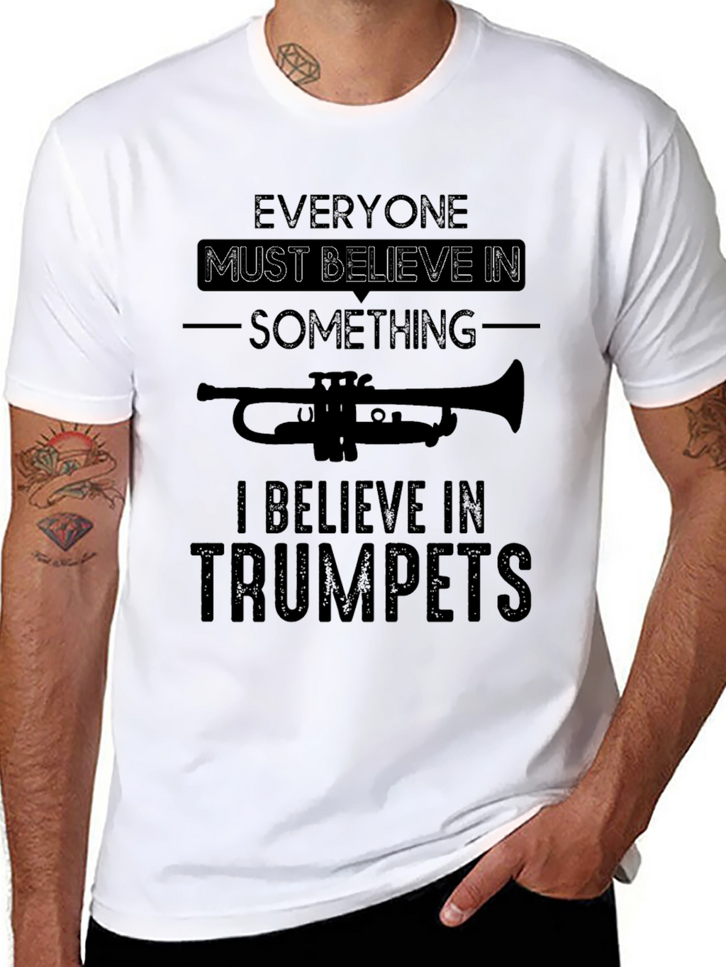 Trumpet Believer Graphic T-Shirt
