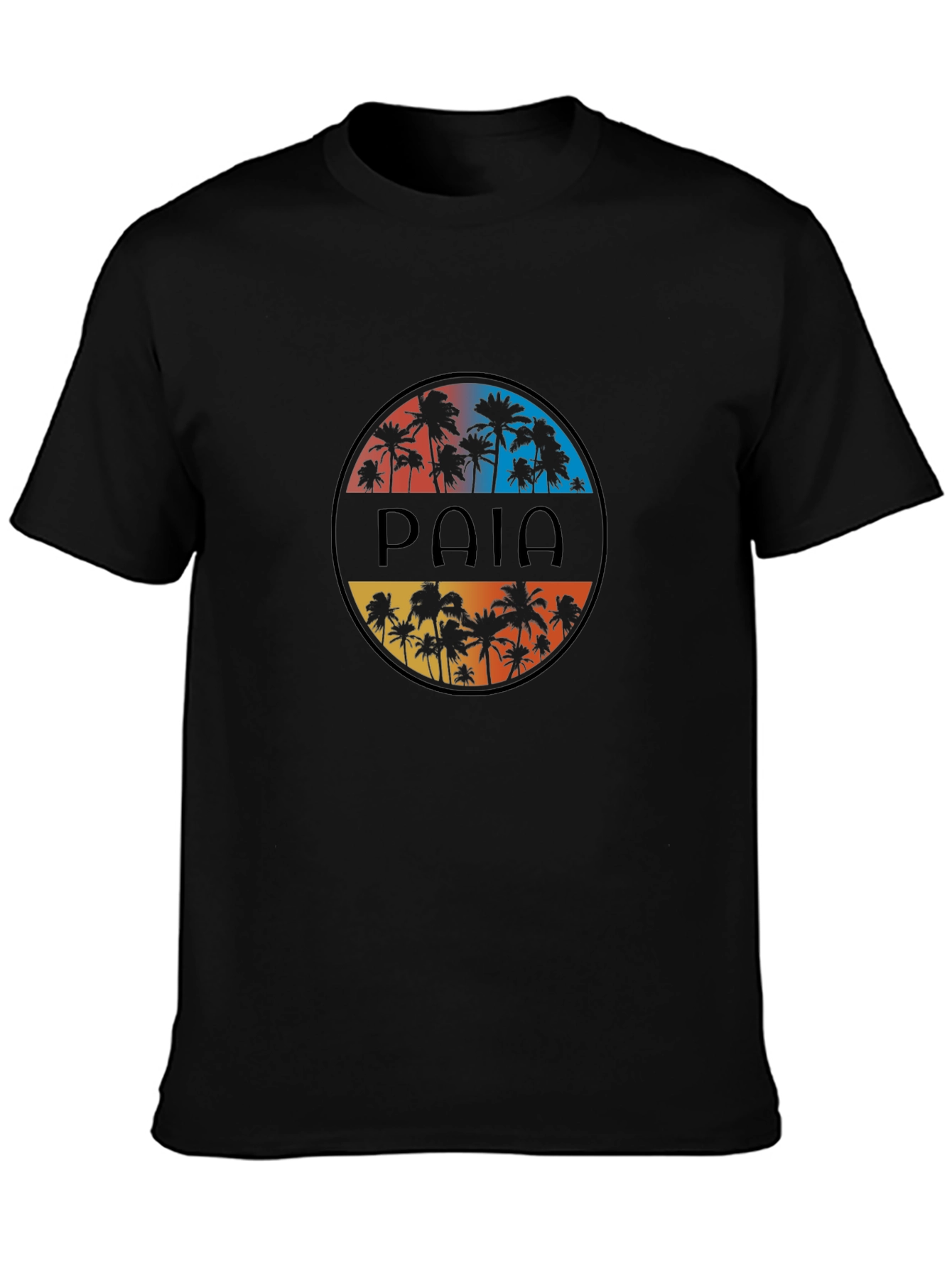 Paia Palm Tree Sunset T-Shirt