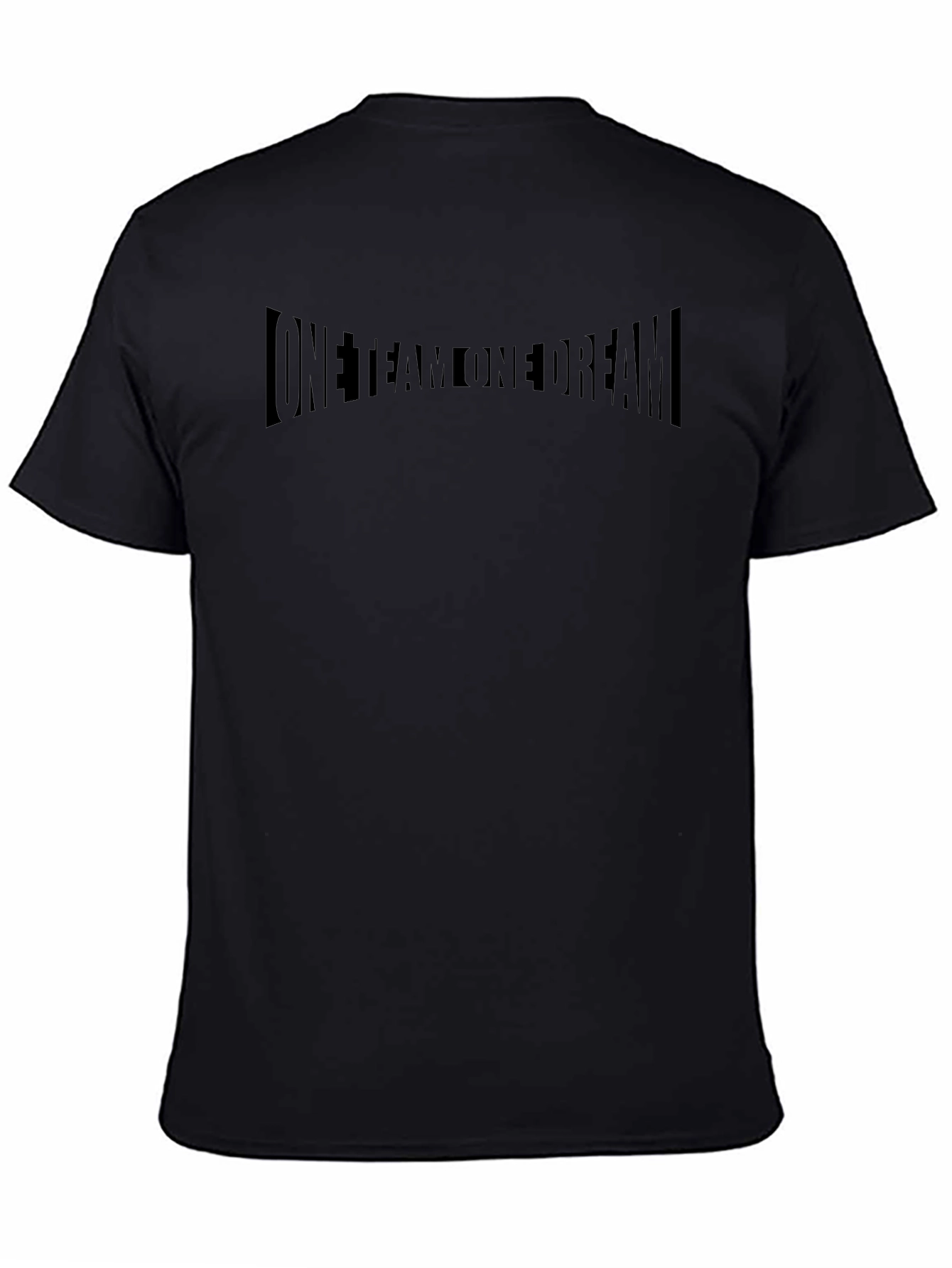 One Team One Dream Black Graphic Tee