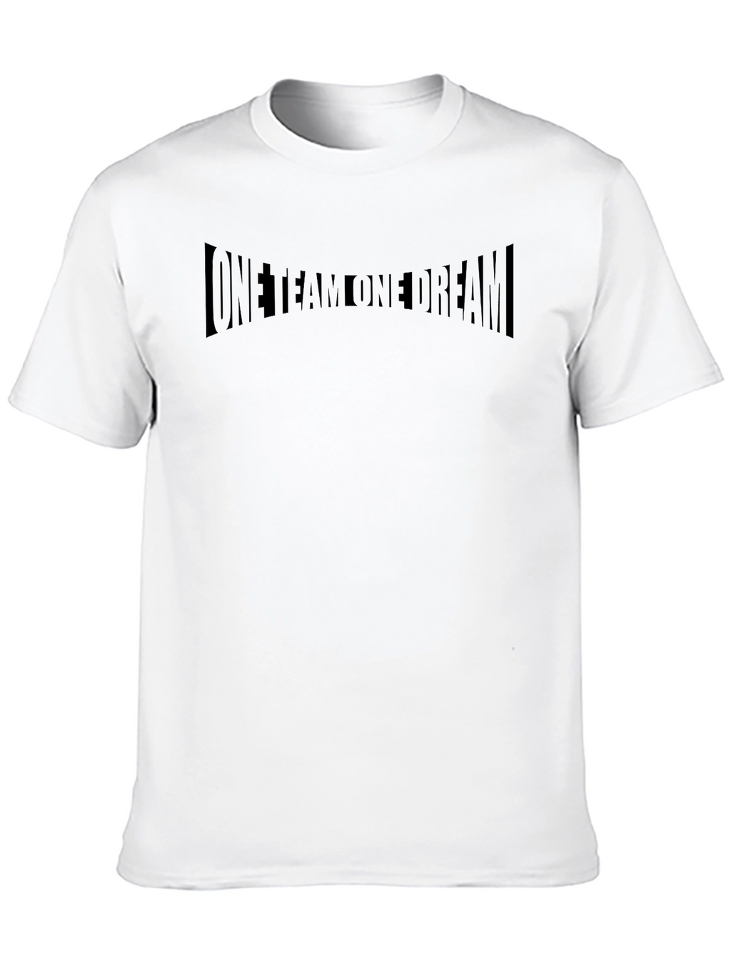 One Team One Dream Black Graphic Tee