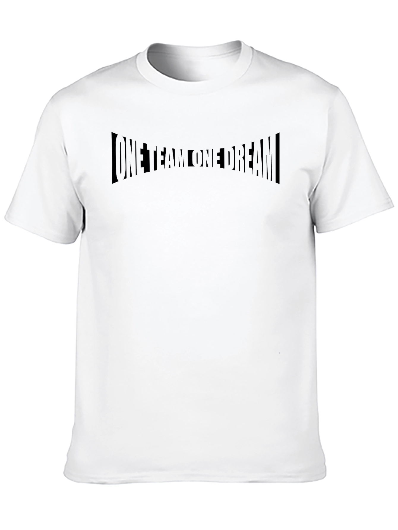 One Team One Dream Black Graphic Tee