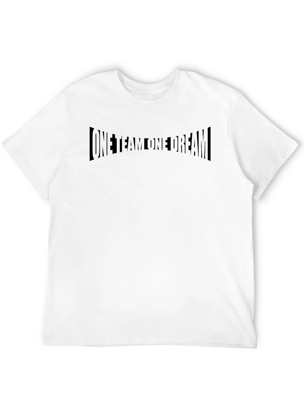 One Team One Dream Black Graphic Tee