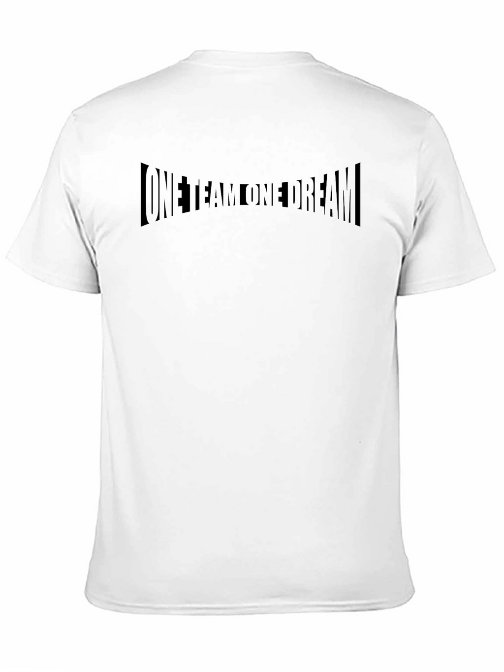 One Team One Dream Black Graphic Tee