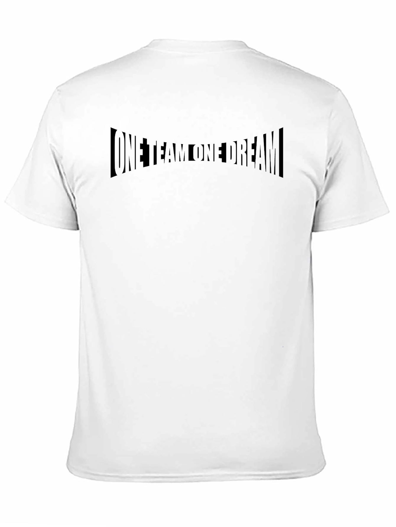 One Team One Dream Black Graphic Tee