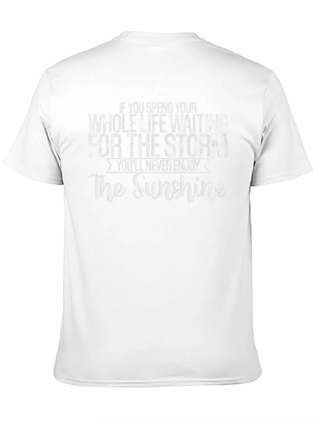 Inspirational Quote Graphic T-Shirt - Enjoy the Sunshine