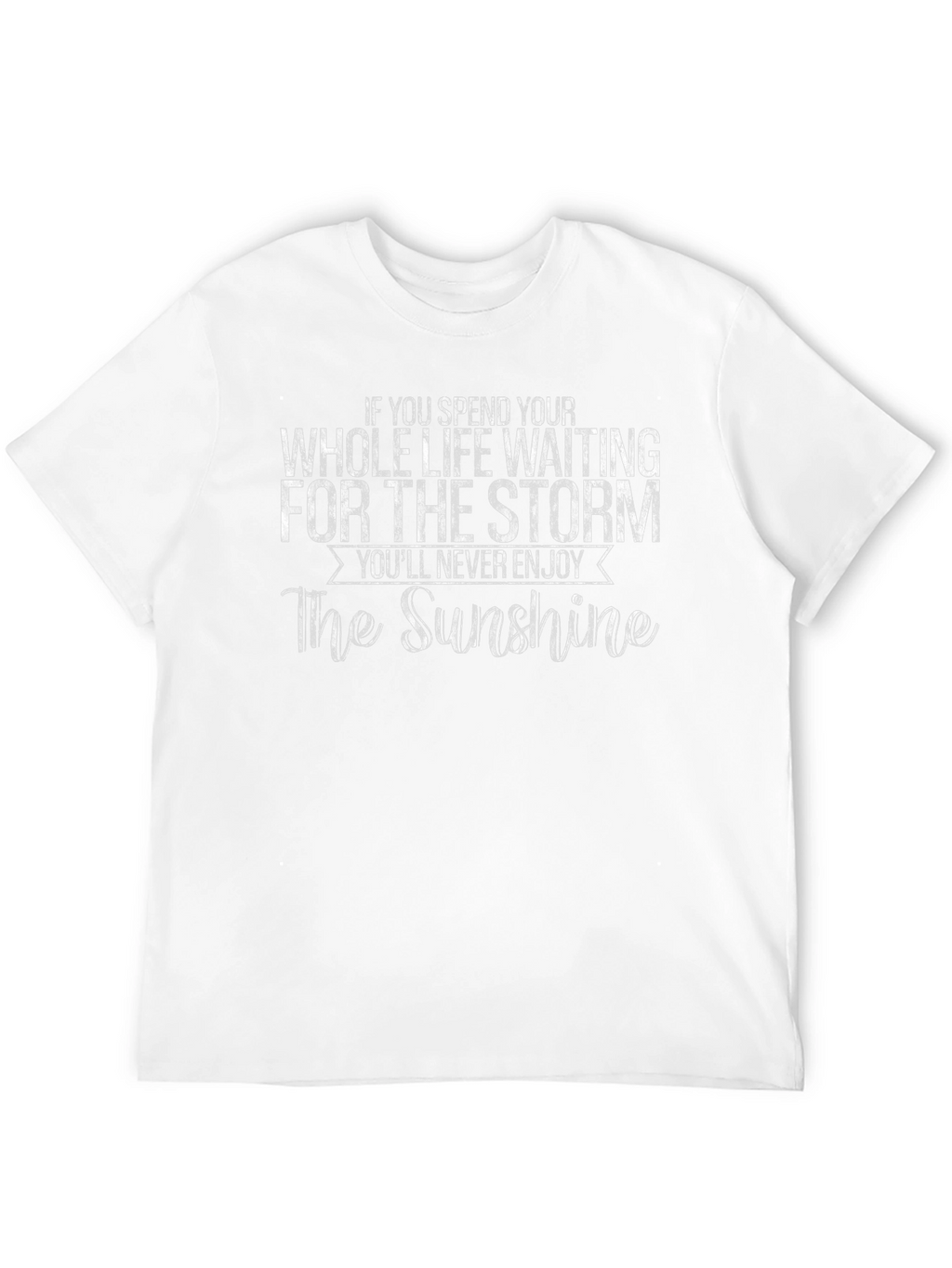 Inspirational Quote Graphic T-Shirt - Enjoy the Sunshine
