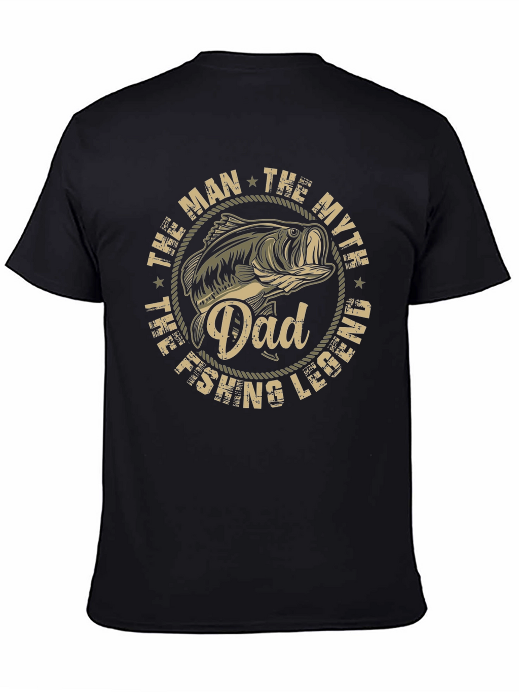 Dad Fishing Legend T-Shirt - The Man The Myth