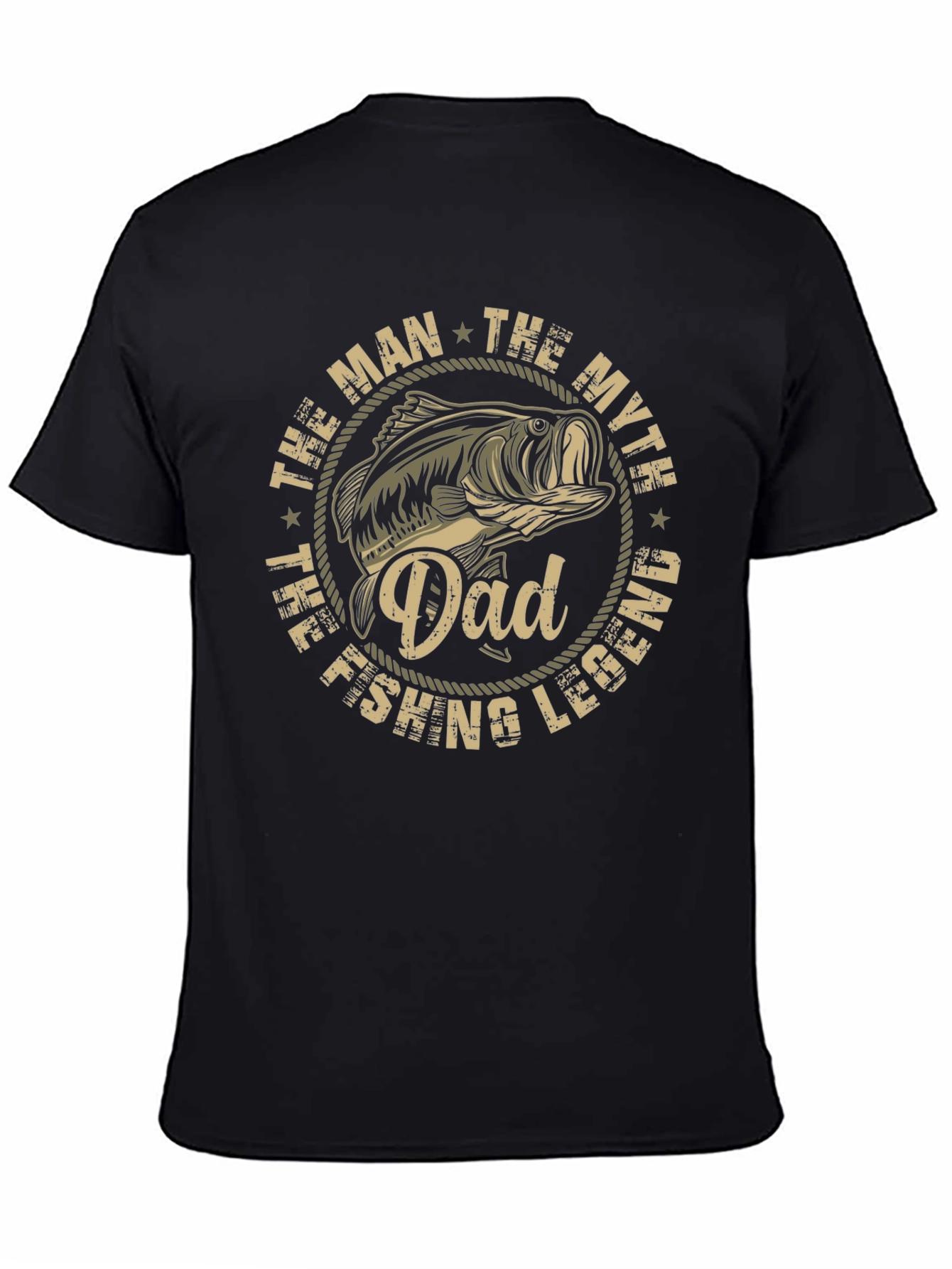 Dad Fishing Legend T-Shirt - The Man The Myth