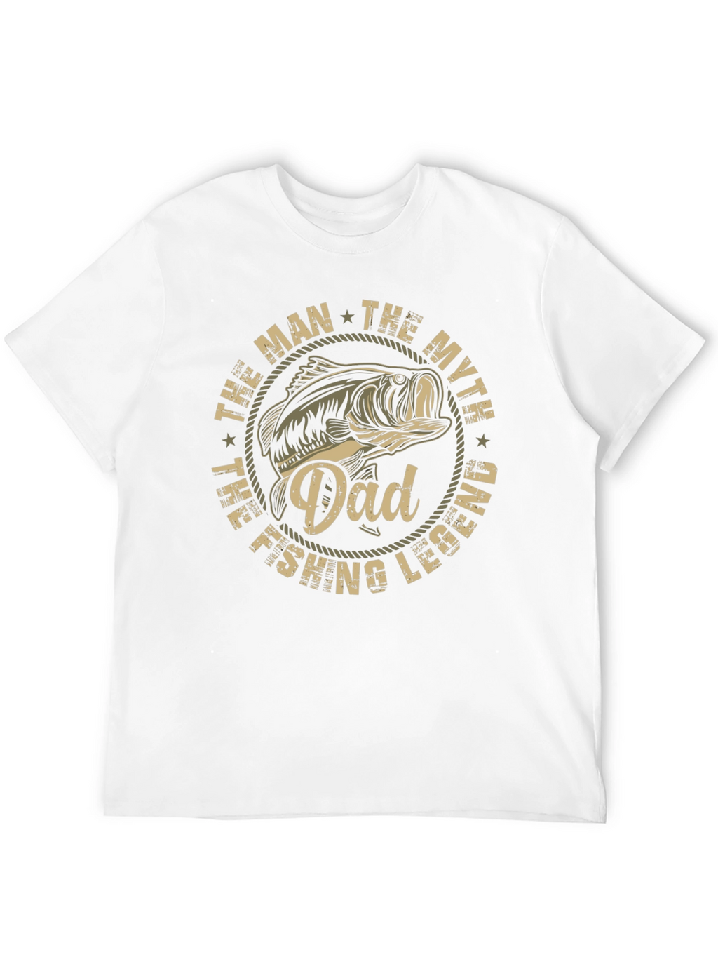 Dad Fishing Legend T-Shirt - The Man The Myth