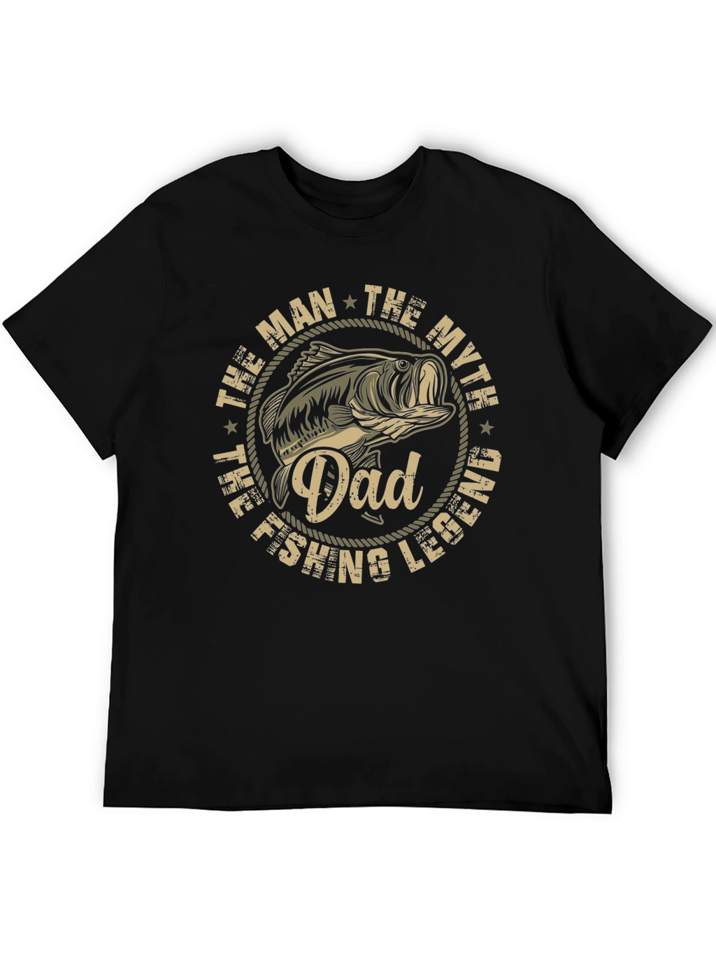 Dad Fishing Legend T-Shirt - The Man The Myth
