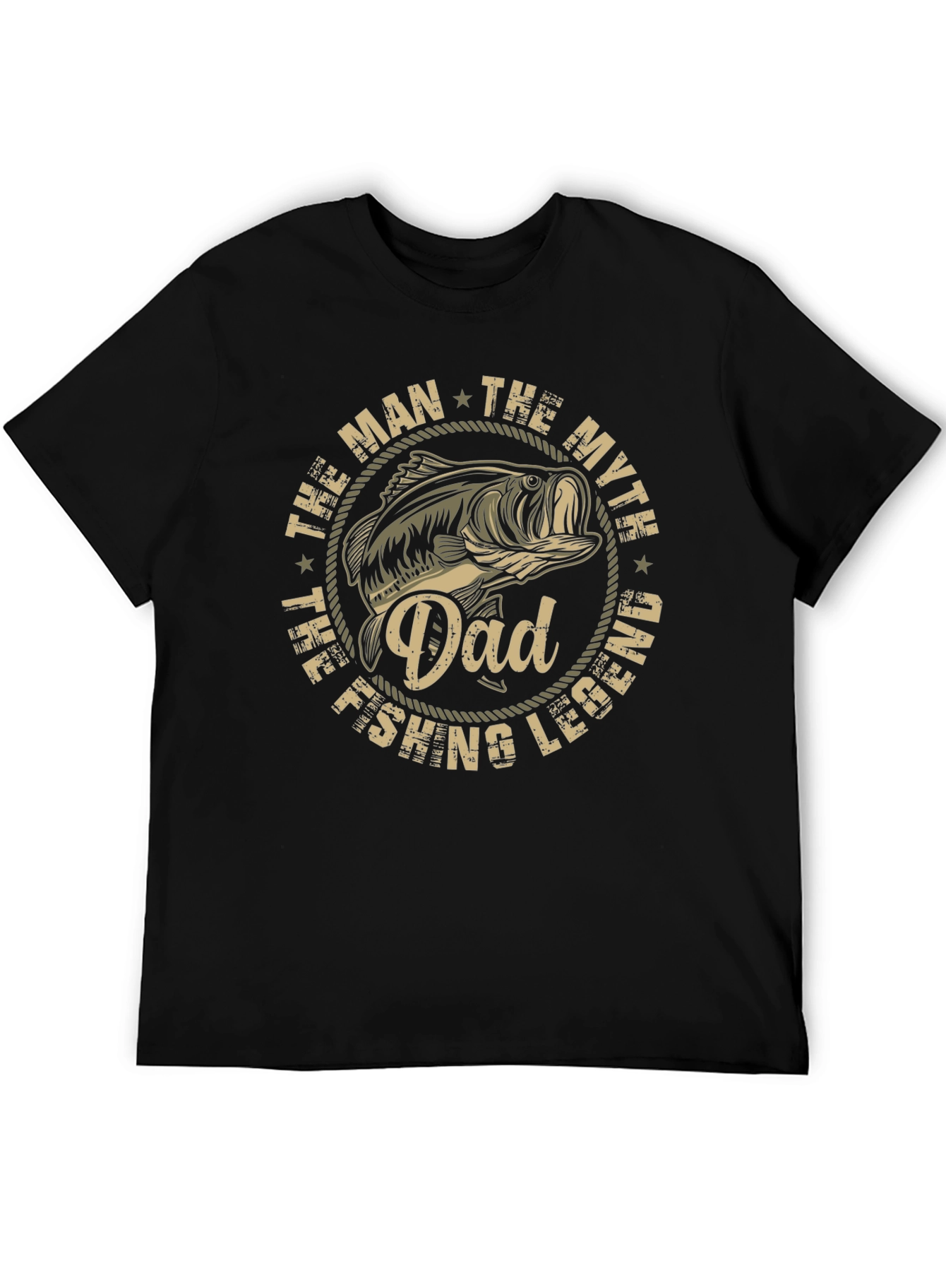 Dad Fishing Legend T-Shirt - The Man The Myth