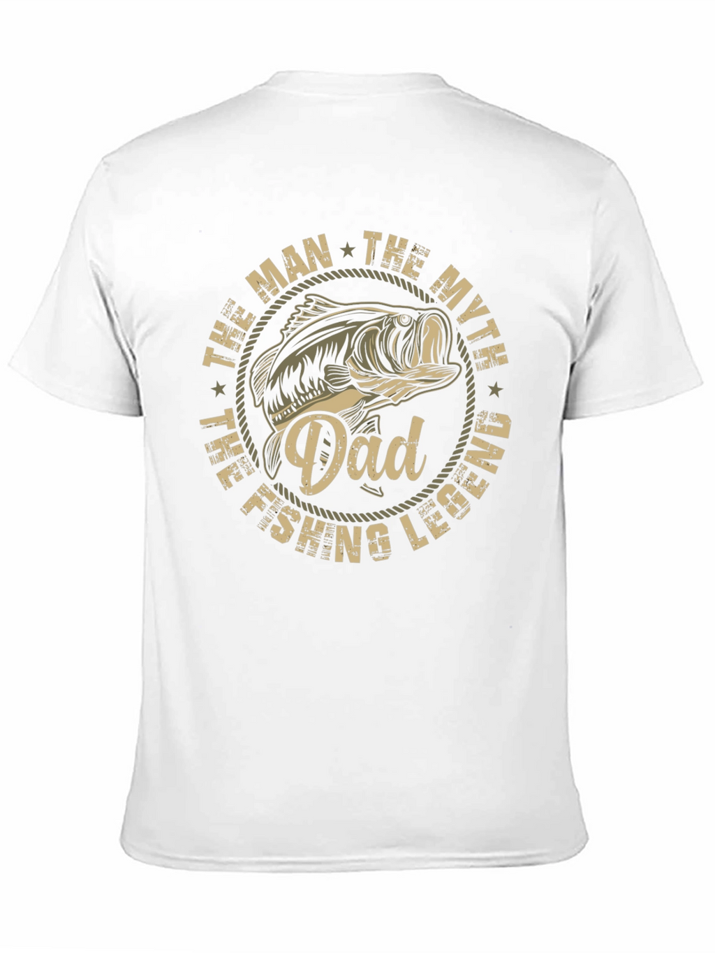 Dad Fishing Legend T-Shirt - The Man The Myth