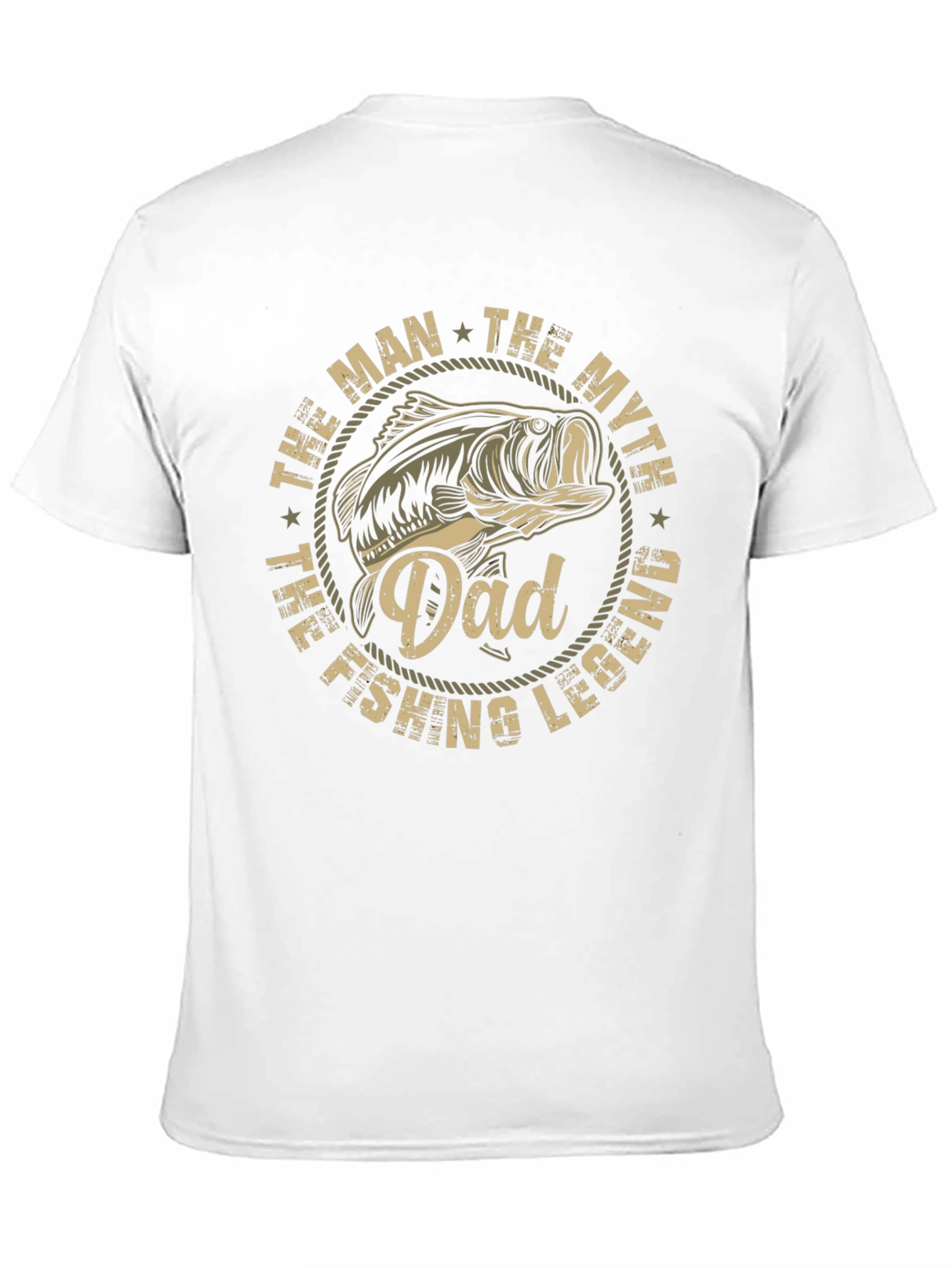 Dad Fishing Legend T-Shirt - The Man The Myth