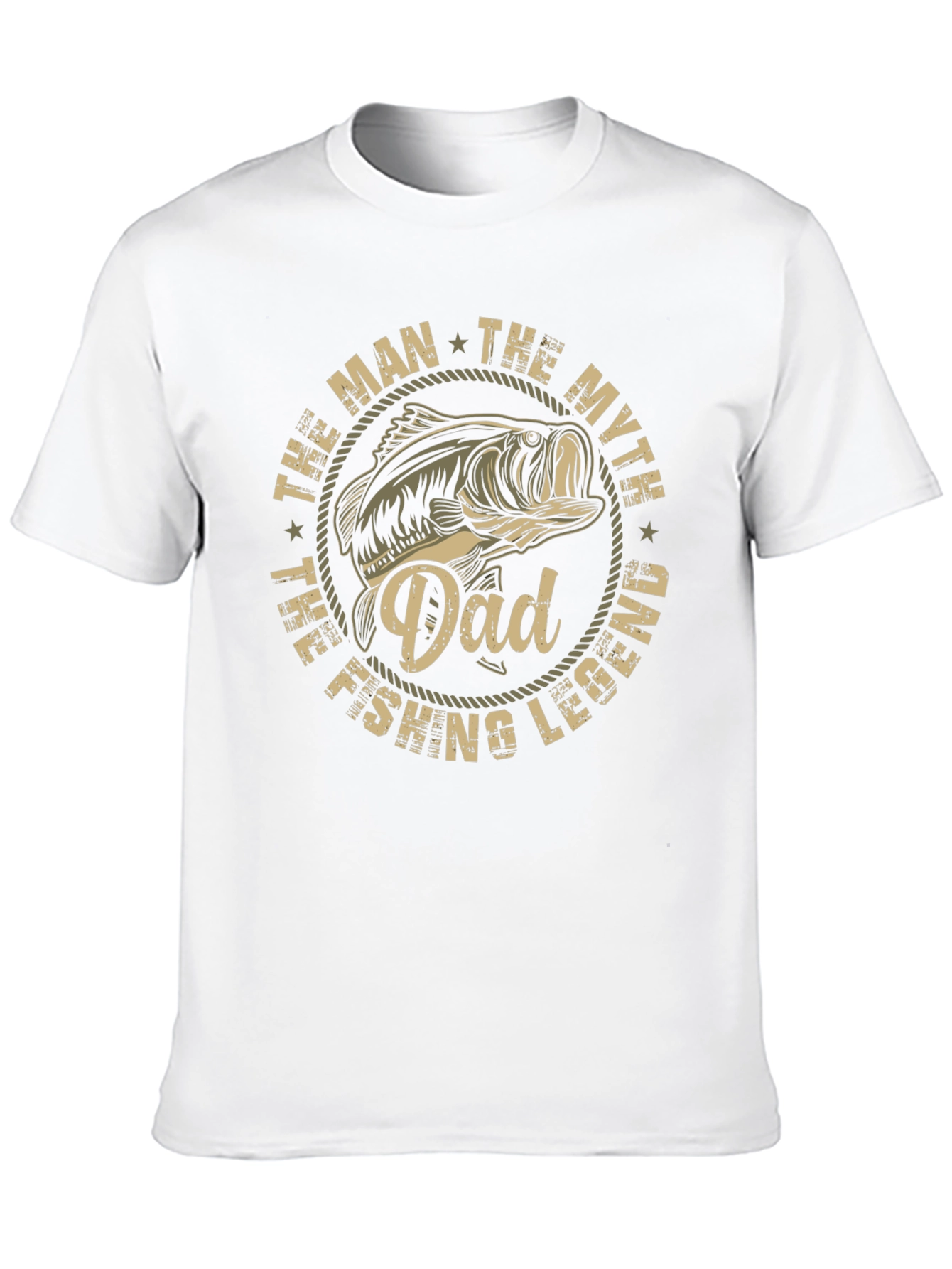 Dad Fishing Legend T-Shirt - The Man The Myth