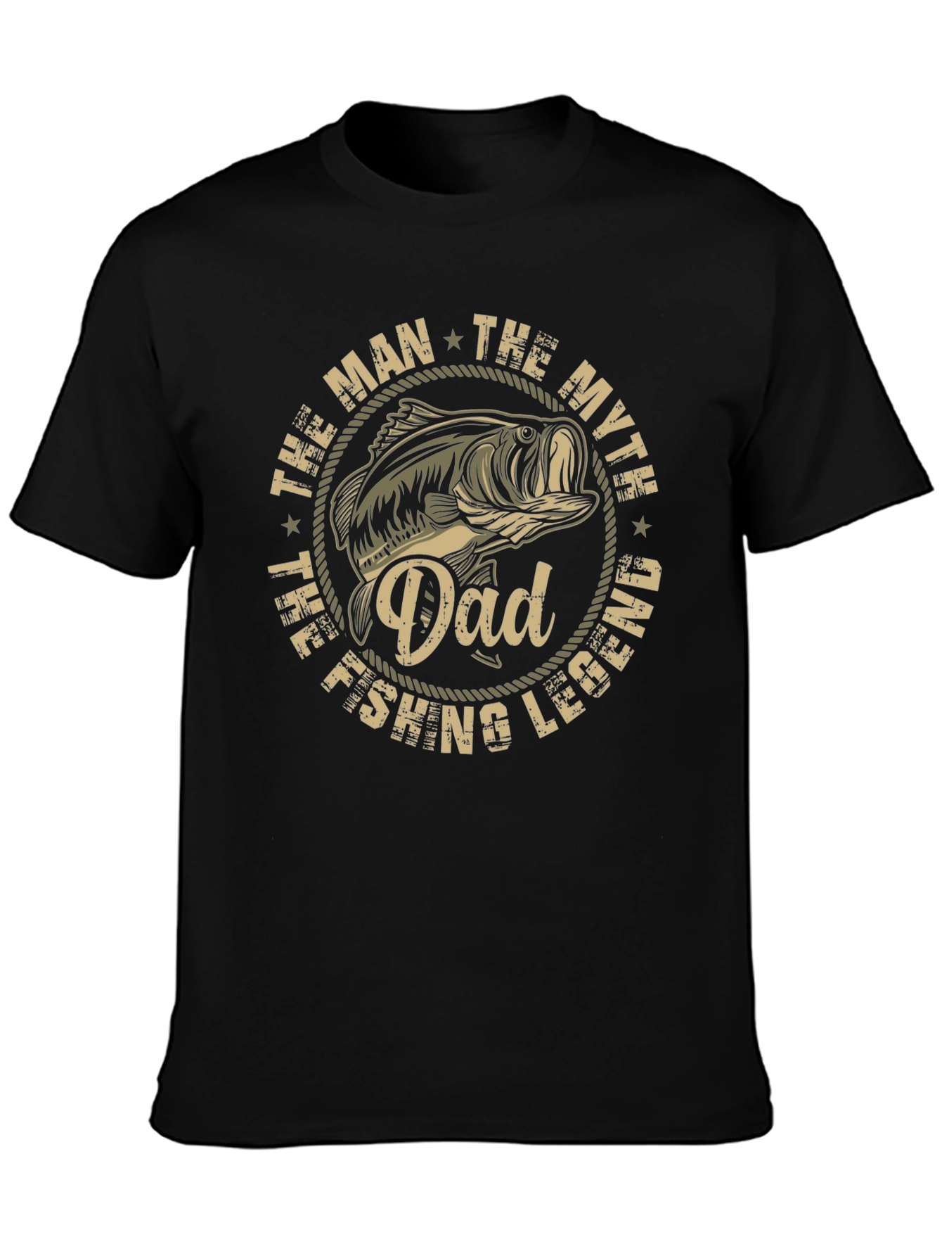 Dad Fishing Legend T-Shirt - The Man The Myth
