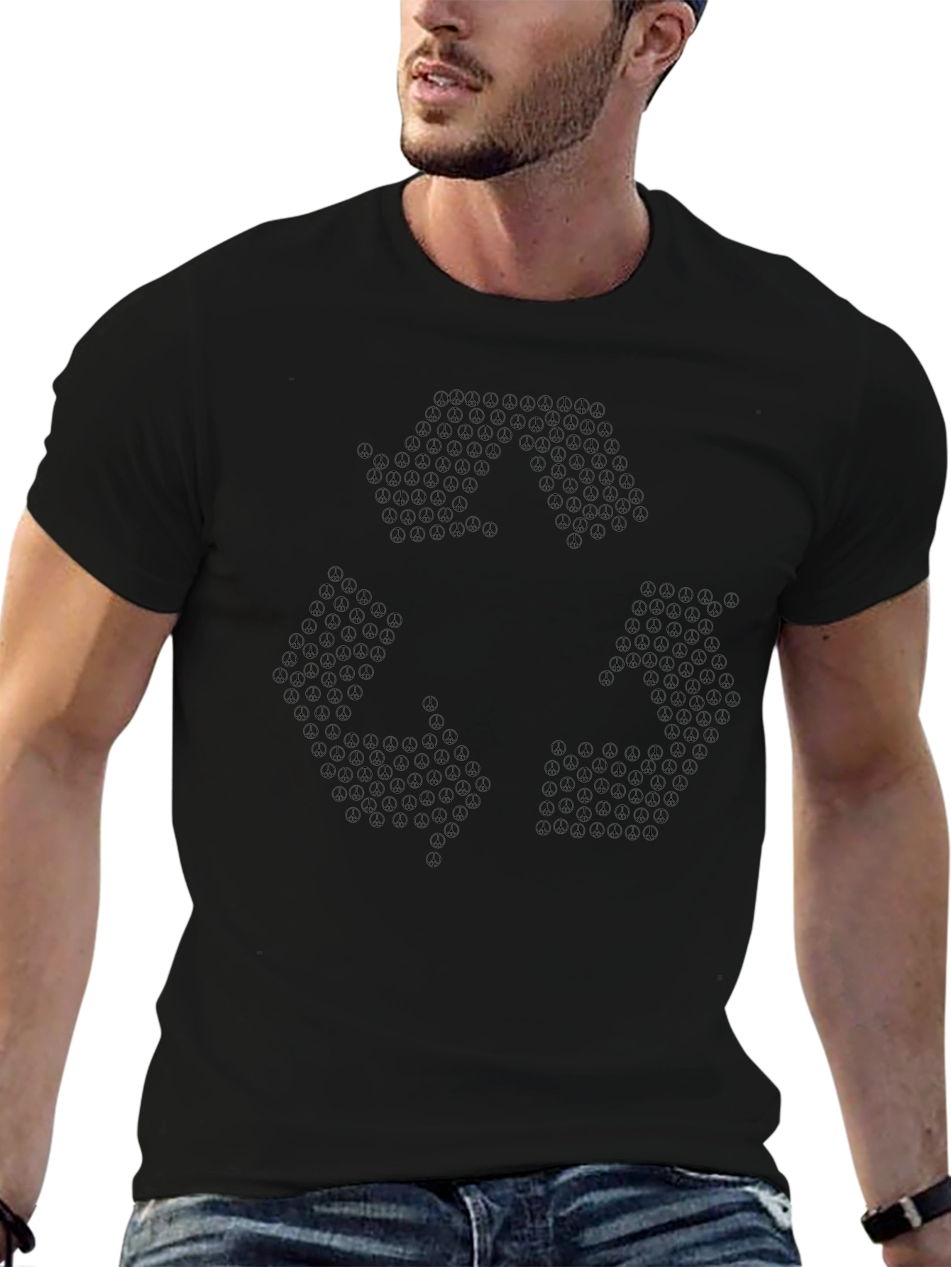 Peace Sign Recycling T-Shirt