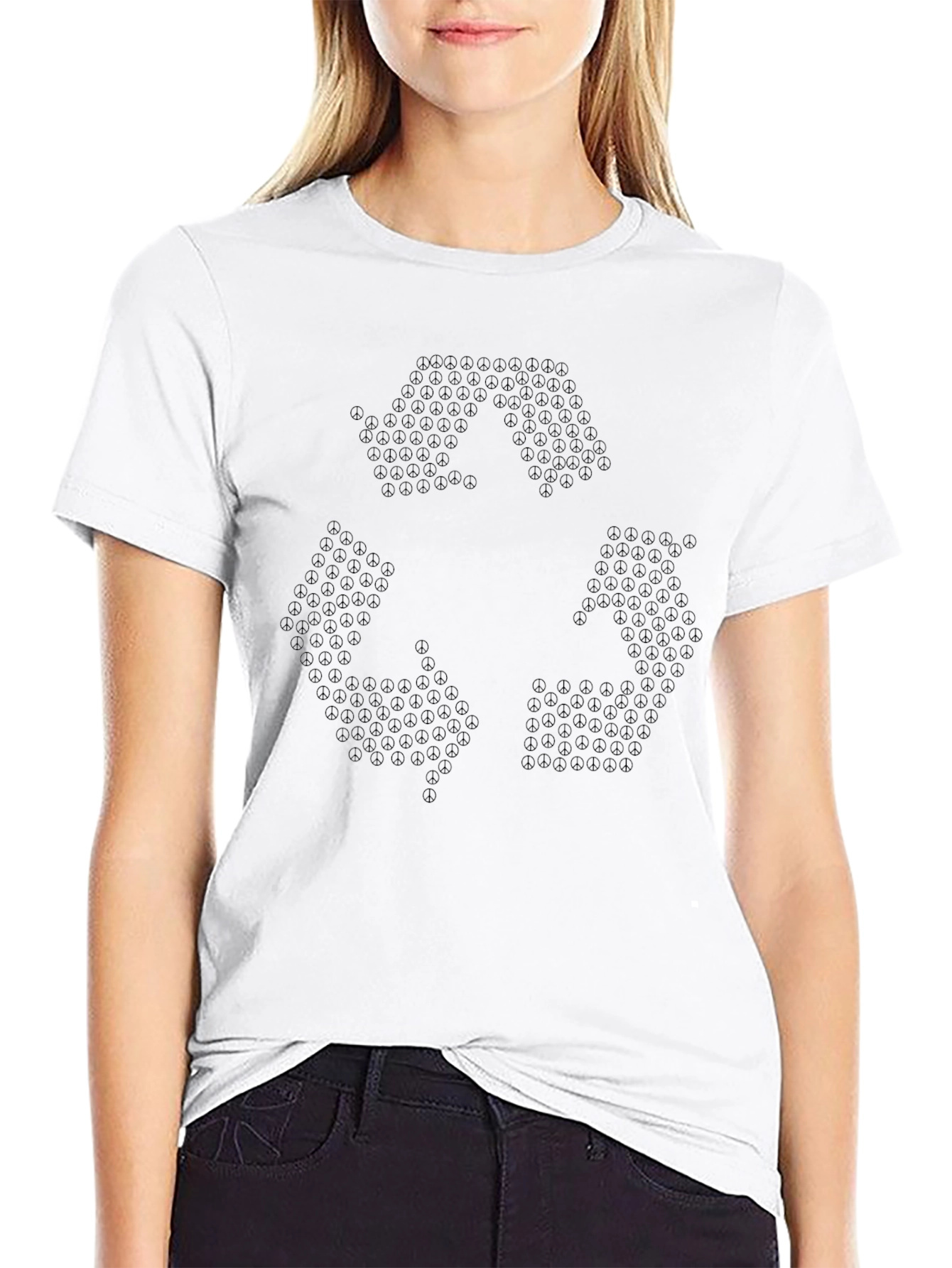 Peace Sign Recycling T-Shirt