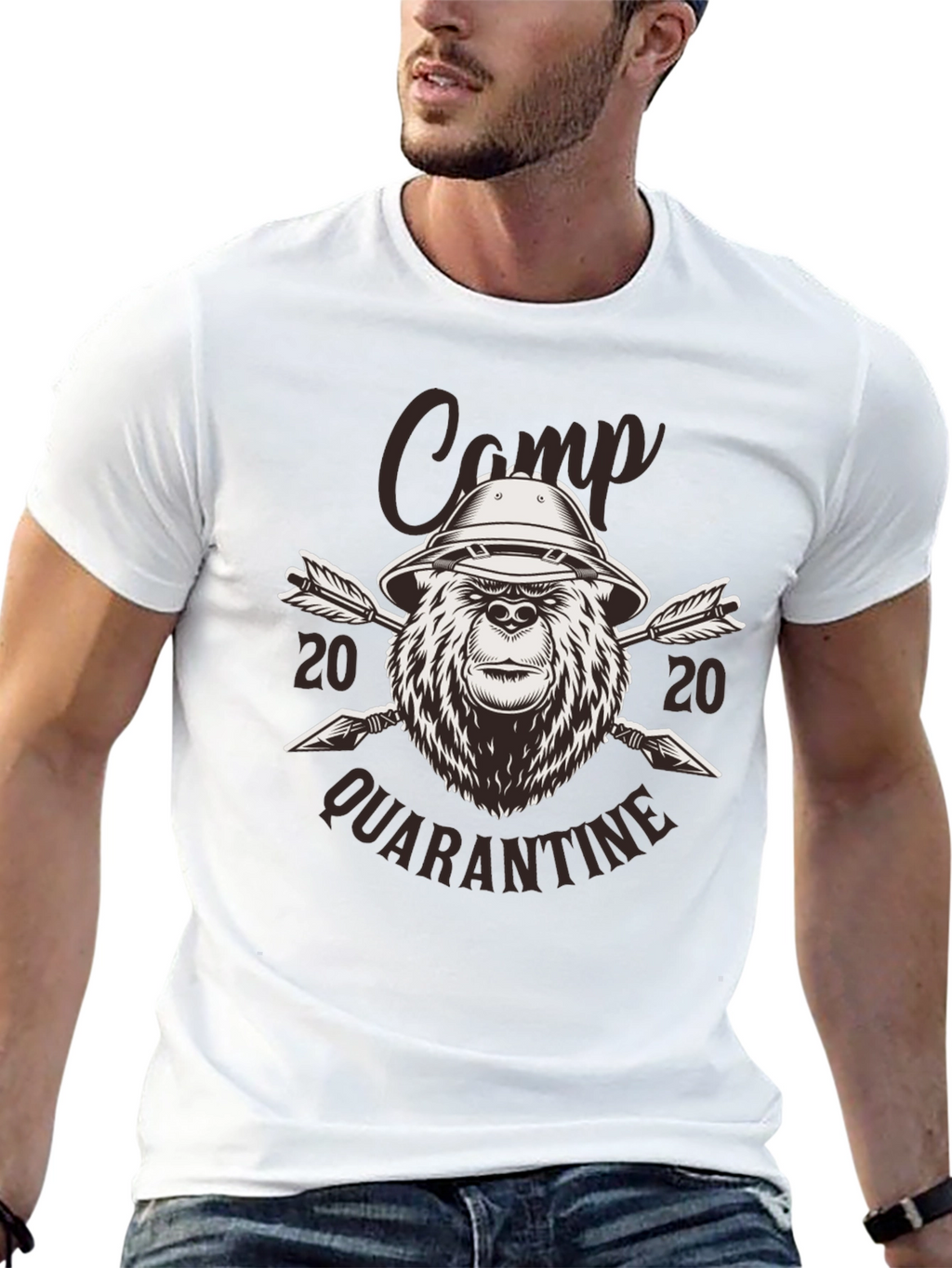 Camp Quarantine Bear T-Shirt