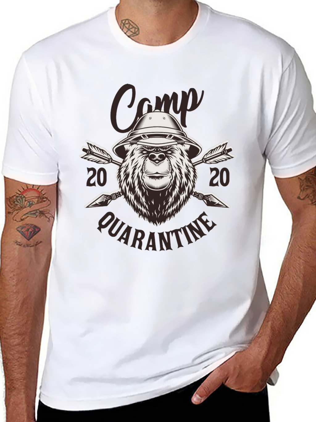 Camp Quarantine Bear T-Shirt