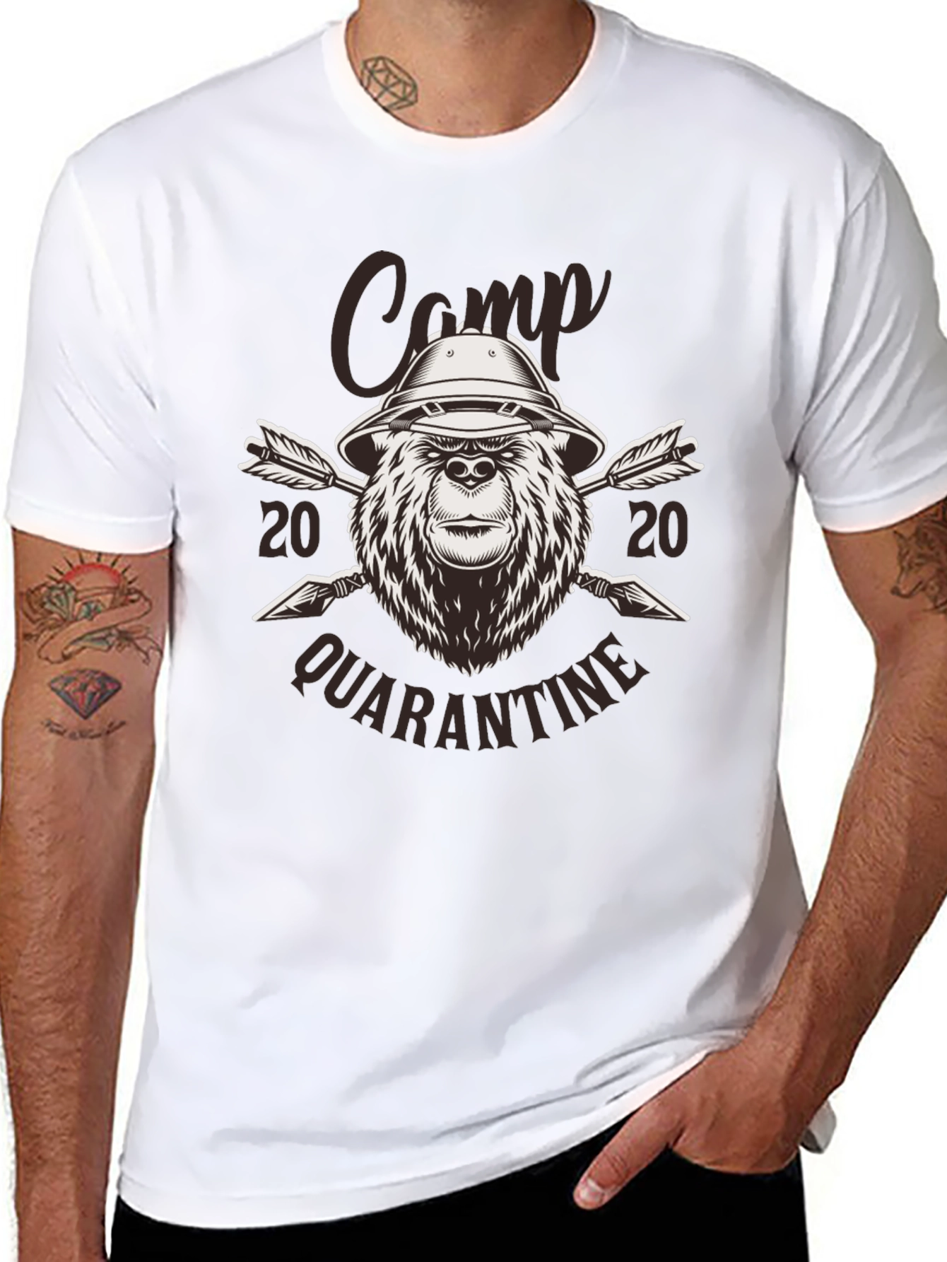 Camp Quarantine Bear T-Shirt