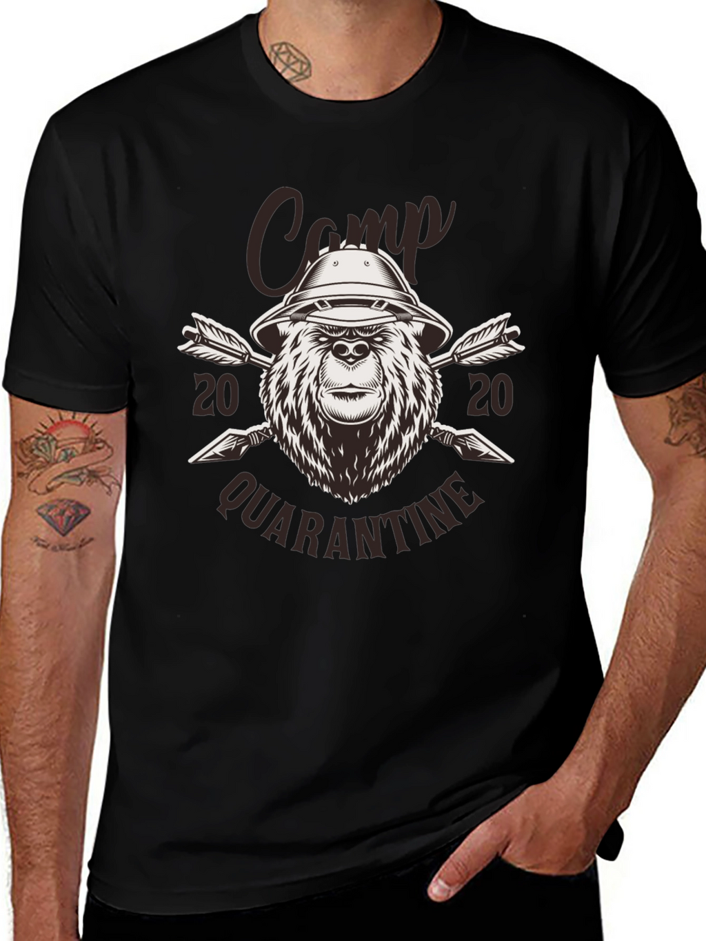Camp Quarantine Bear T-Shirt