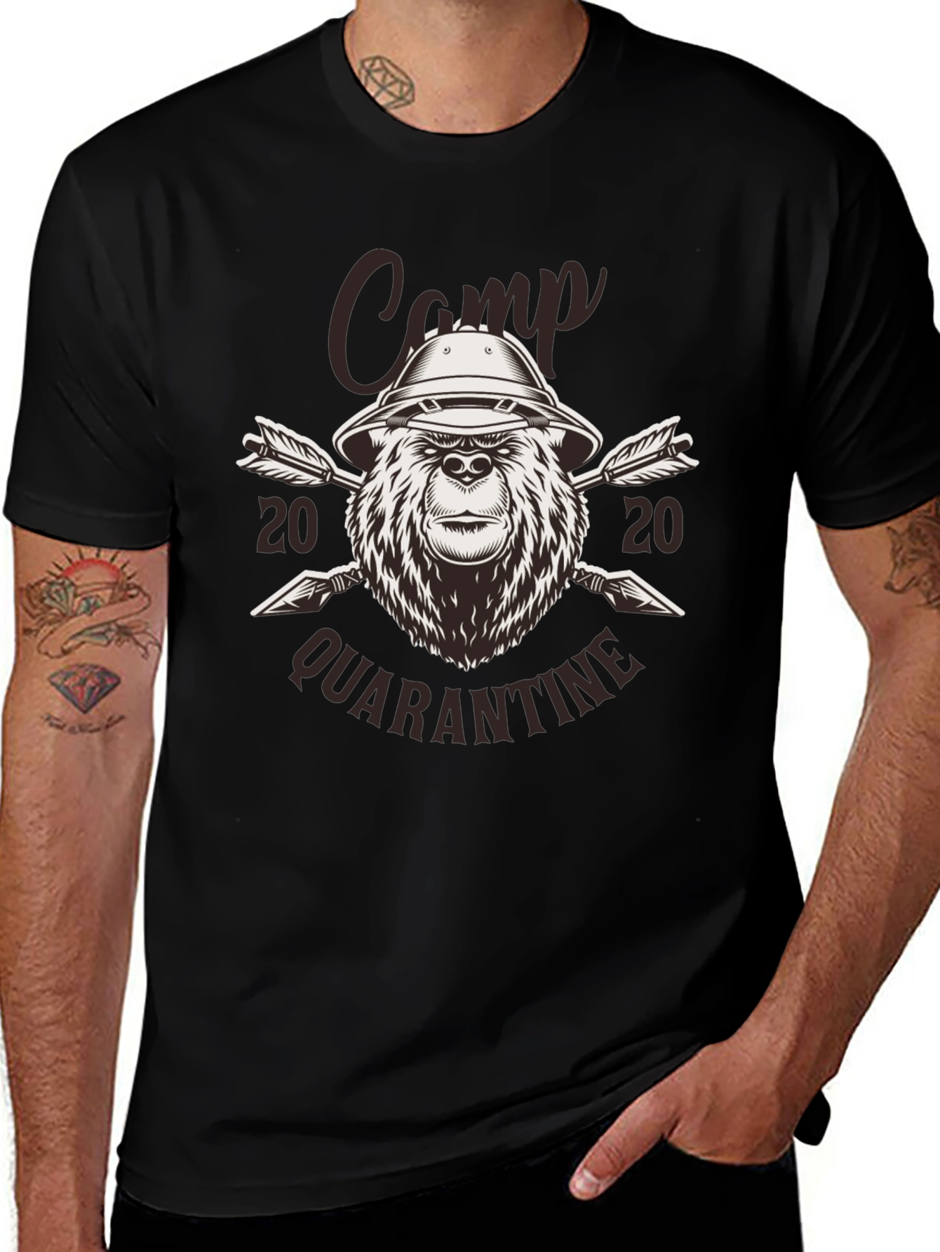 Camp Quarantine Bear T-Shirt