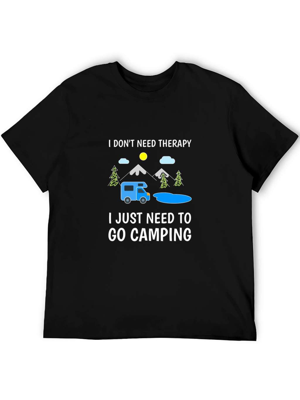 Camping Therapy T-Shirt: Outdoor Adventure Tee